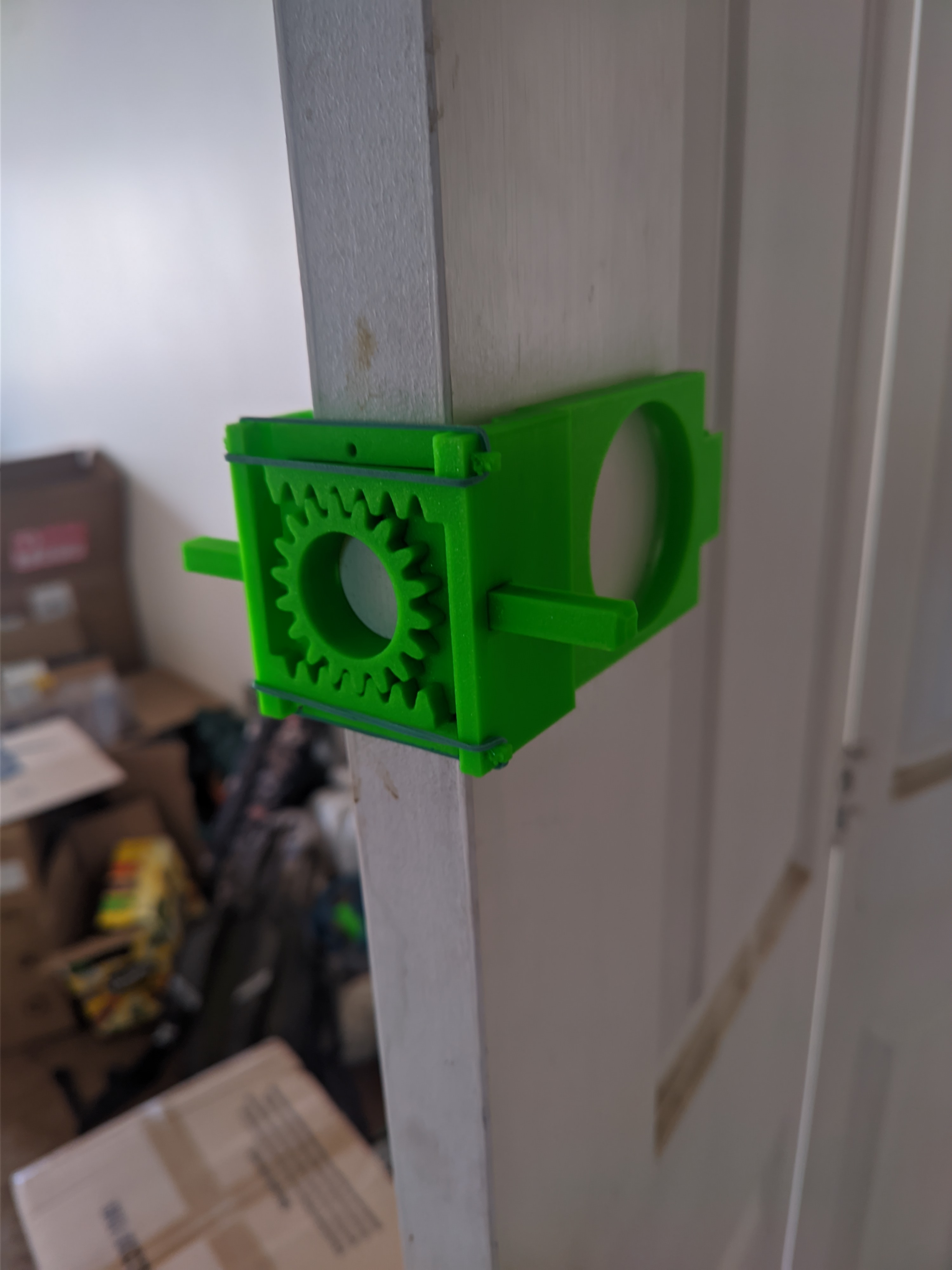 Locksmith door jig - Adjustable width self centering  2 3/8" and 2 3/4" backset