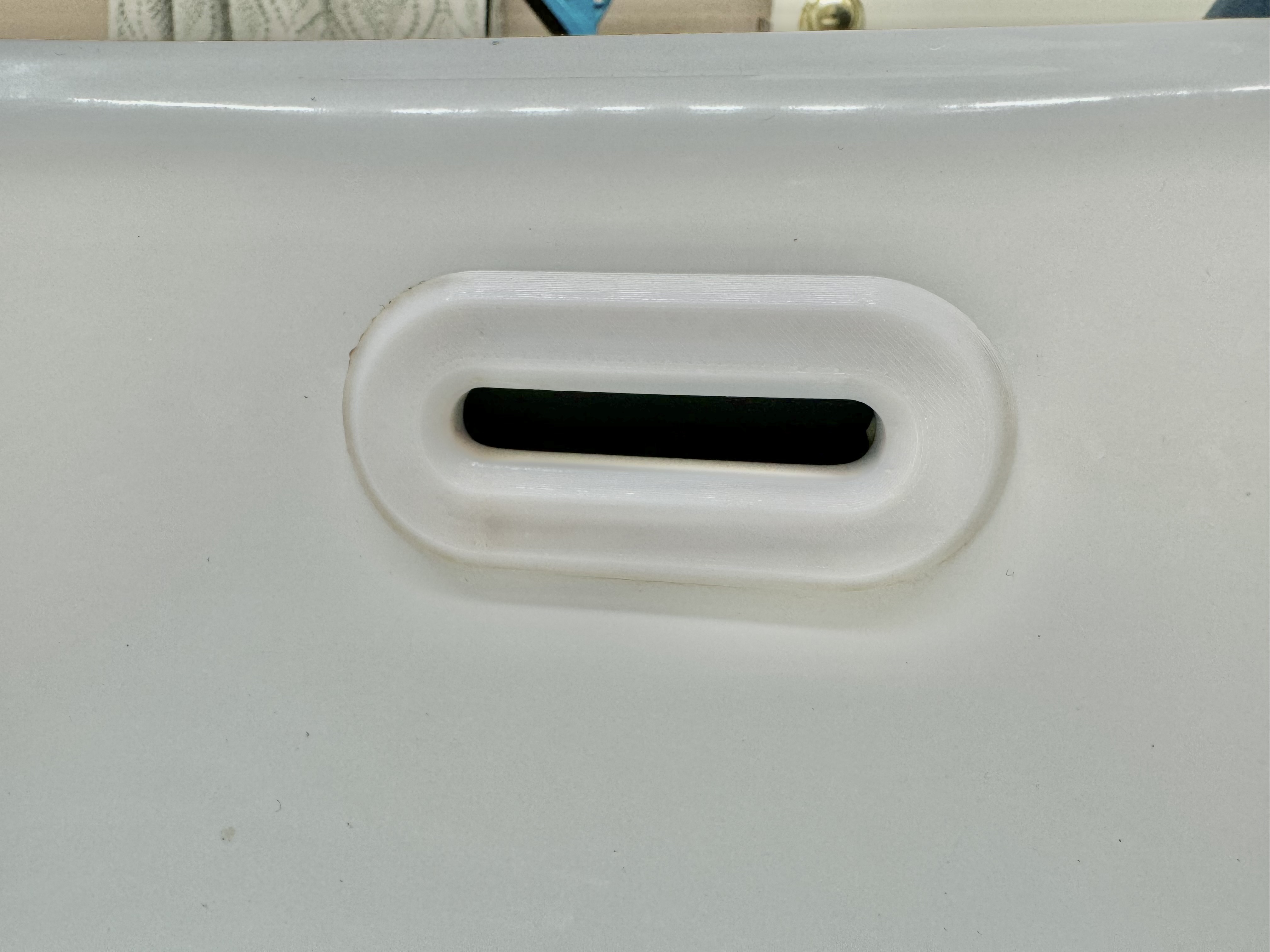 Bathroom Kitchen Overflow Cover Oval Sink Hole Cover