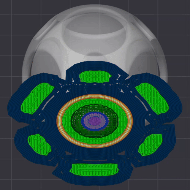 Spinning Sphere Inside Sphere | Print-in-Place Fidget Toy - photo 3
