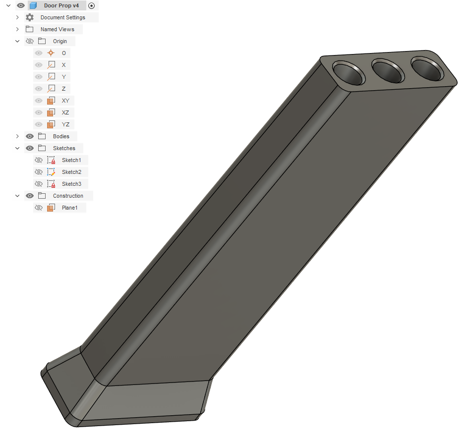 Magnetic Door Prop for PLA printing