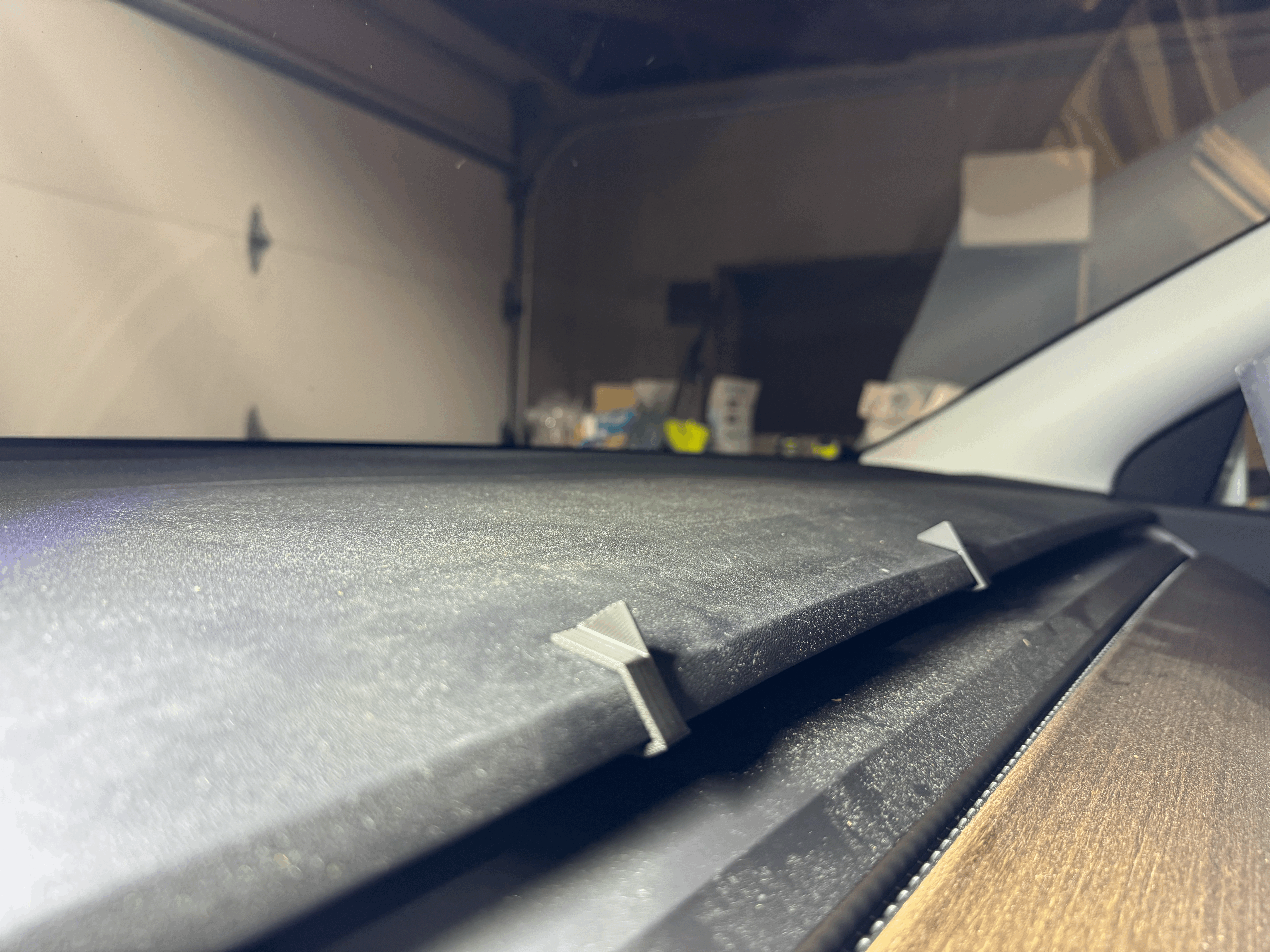 Tesla Dash Clip for Tissue Box and more