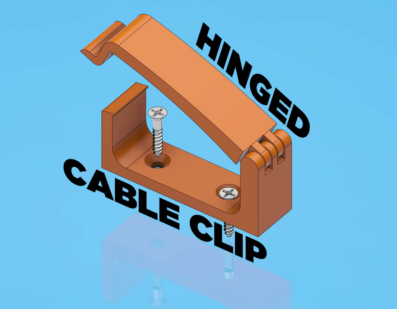 Hinged Cable Clip