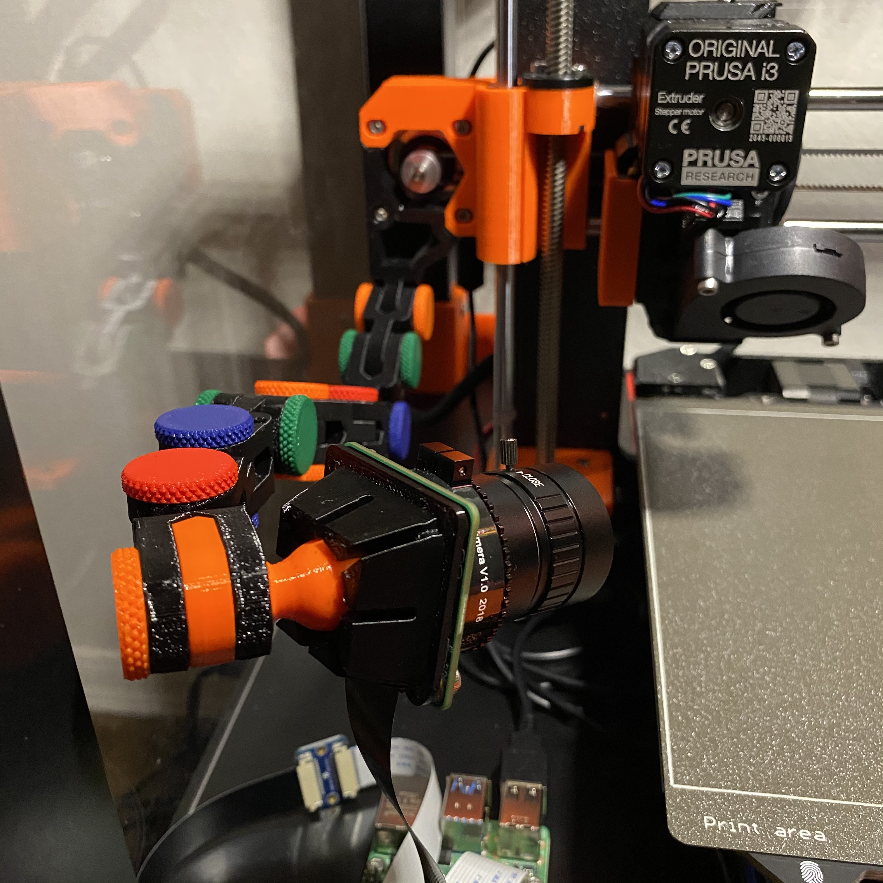 Raspberry Pi HQ Camera Mount for the Articulating Camera Mount