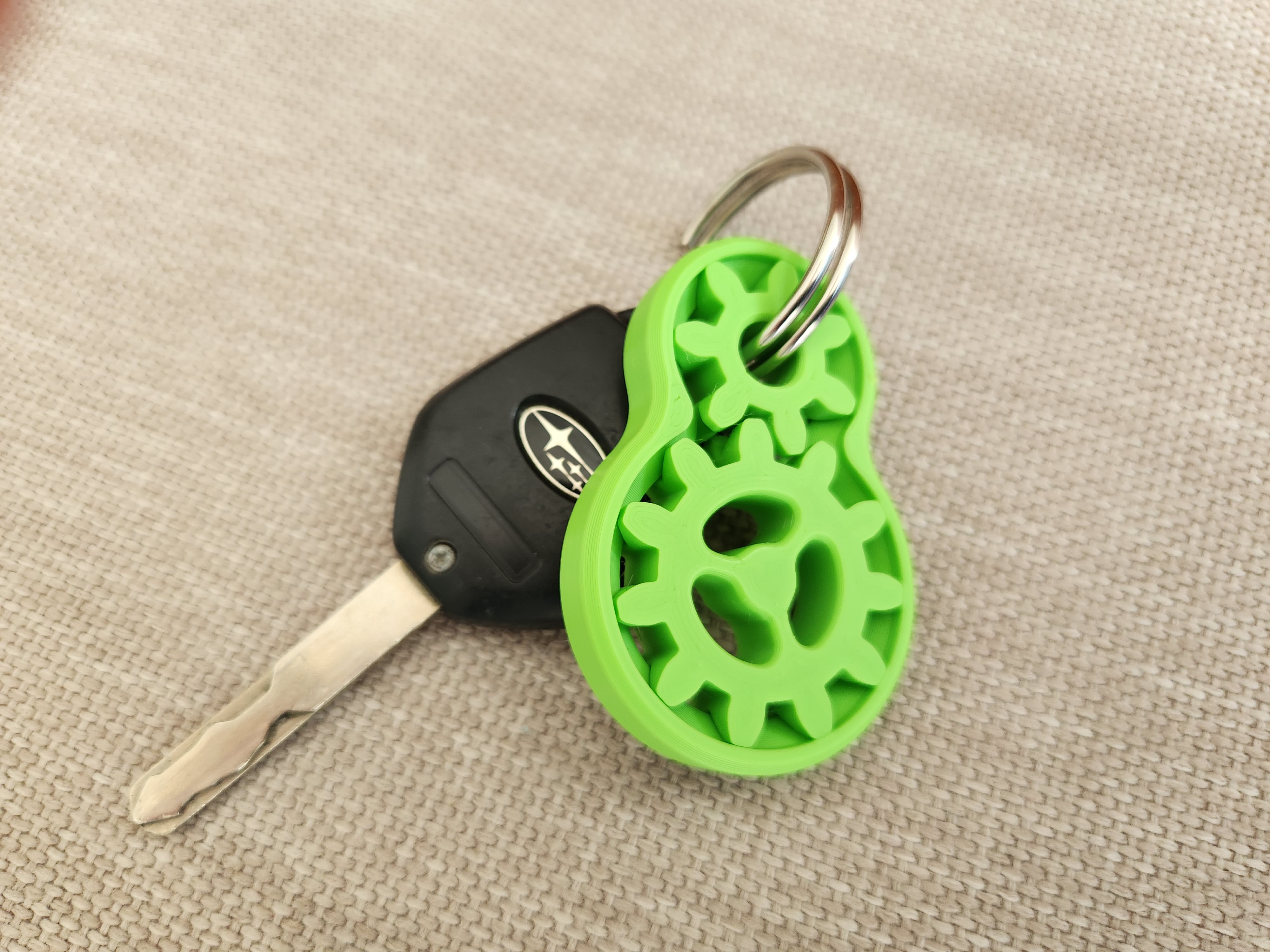 Gear Fidget Keychain Tag - photo 3
