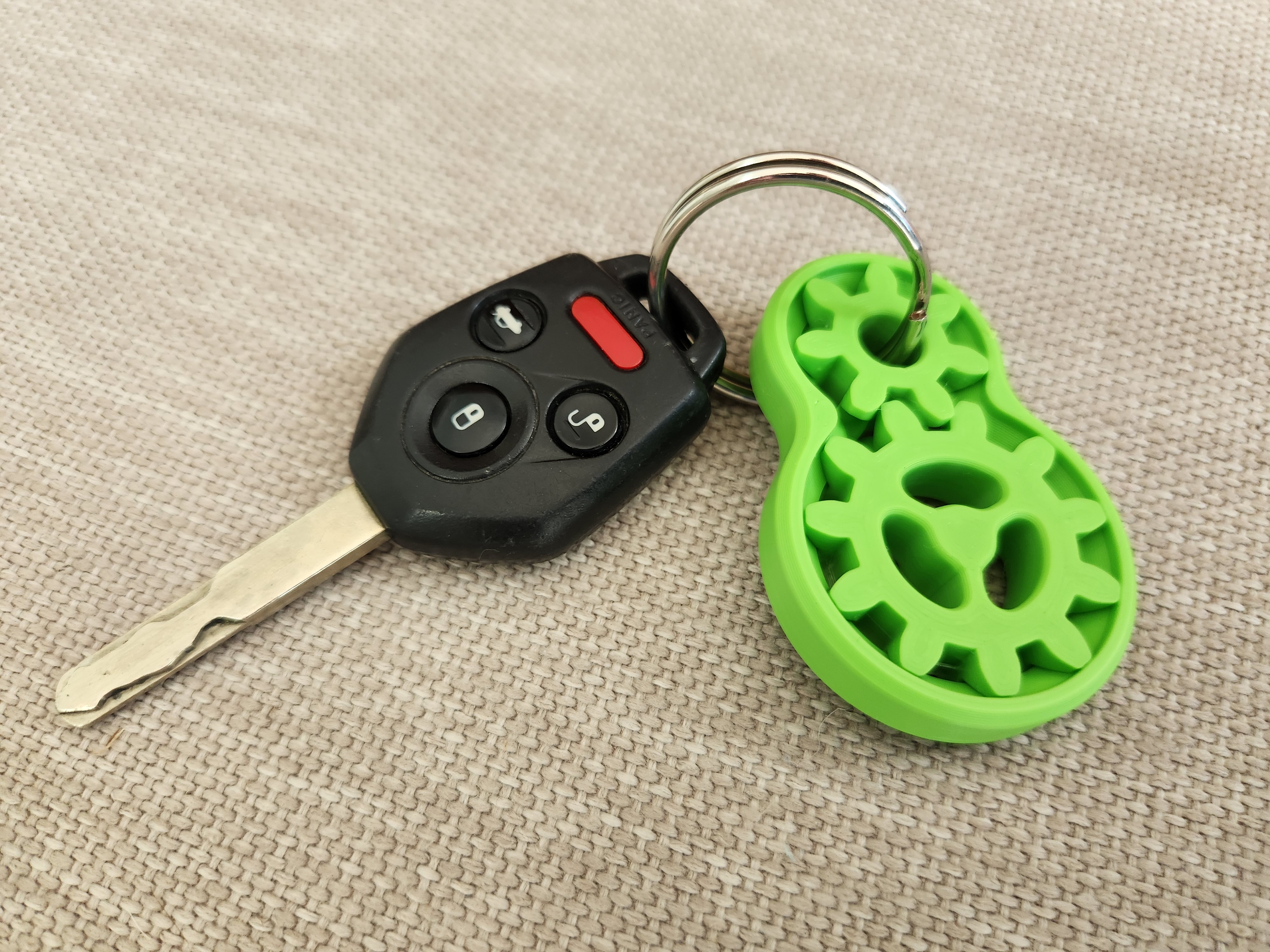 Gear Fidget Keychain Tag - photo 4