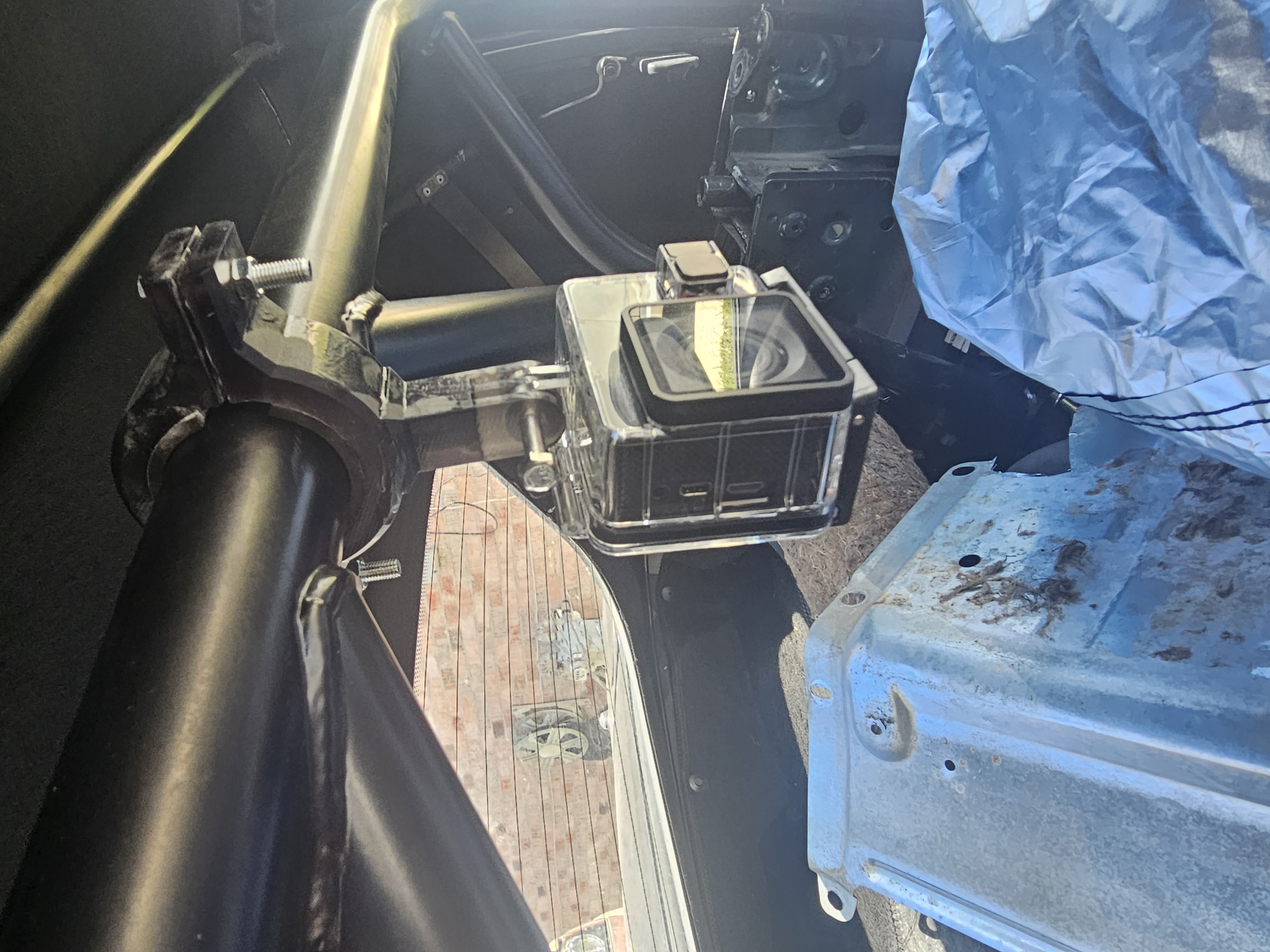 Action Camera Clamp For Hard Dog Roll Bar