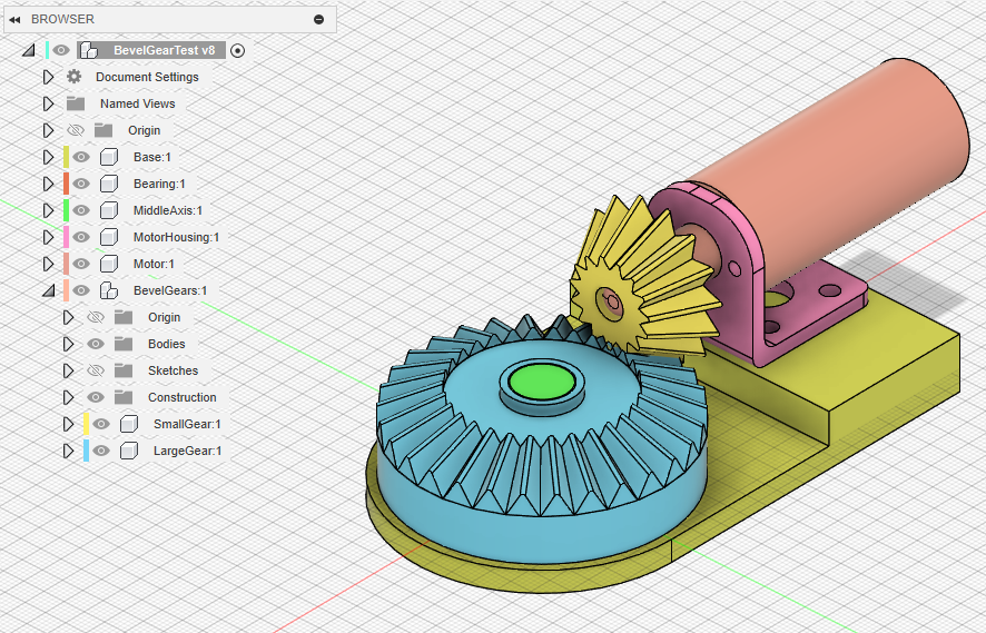 Bevel Gear tester with parametric gears - photo 2