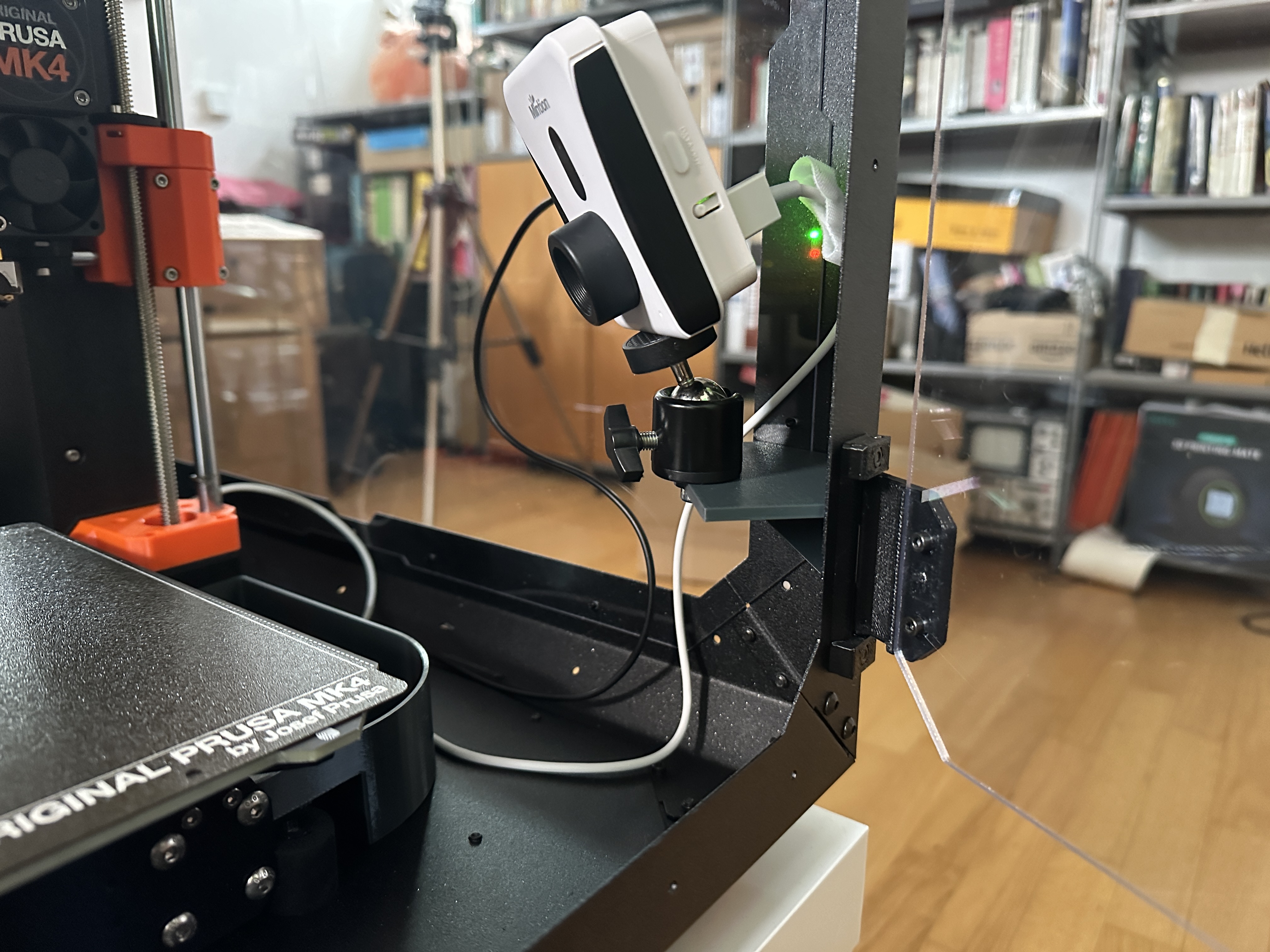 Beagle Camera v2 Mount for the Prusa Enclosure (FreeCAD)
