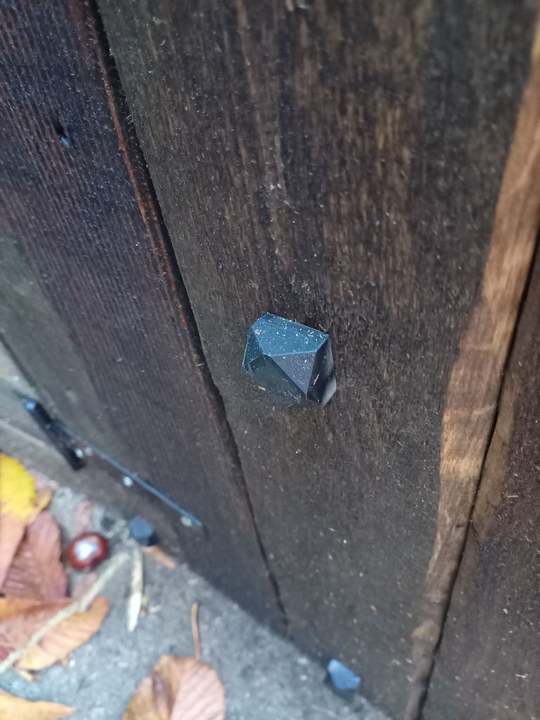 Antique iron door type stud