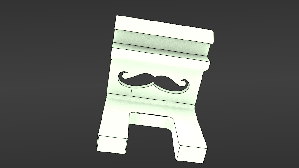 Razor holder for 5mm glass shelf - photo 2