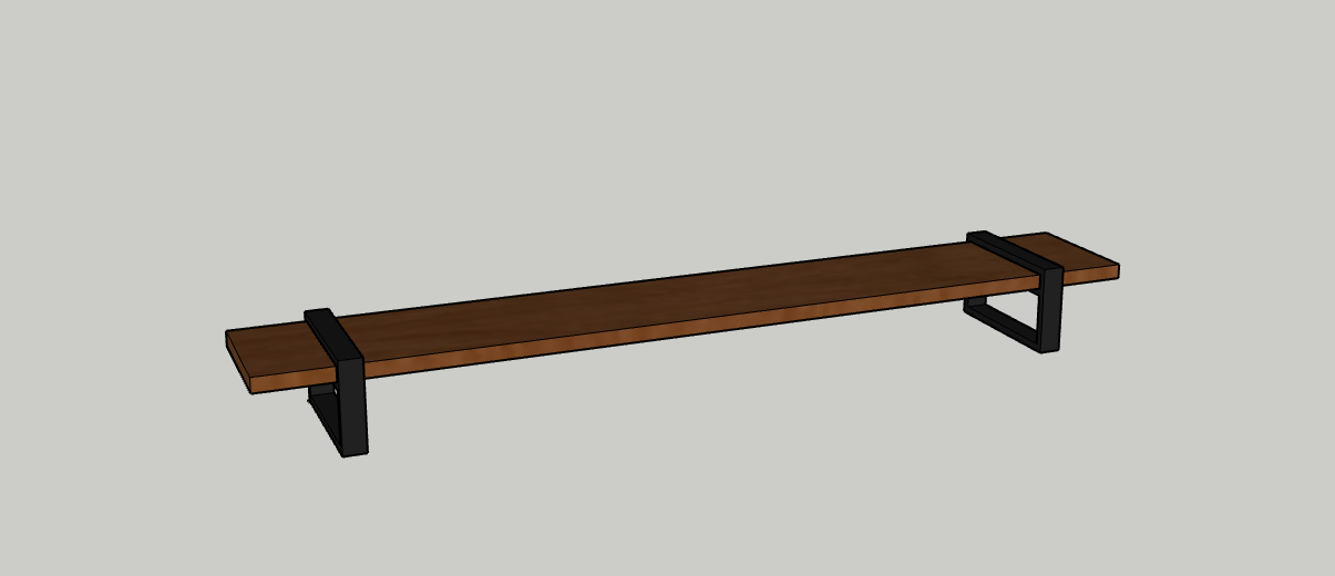 Stand for desk shelf