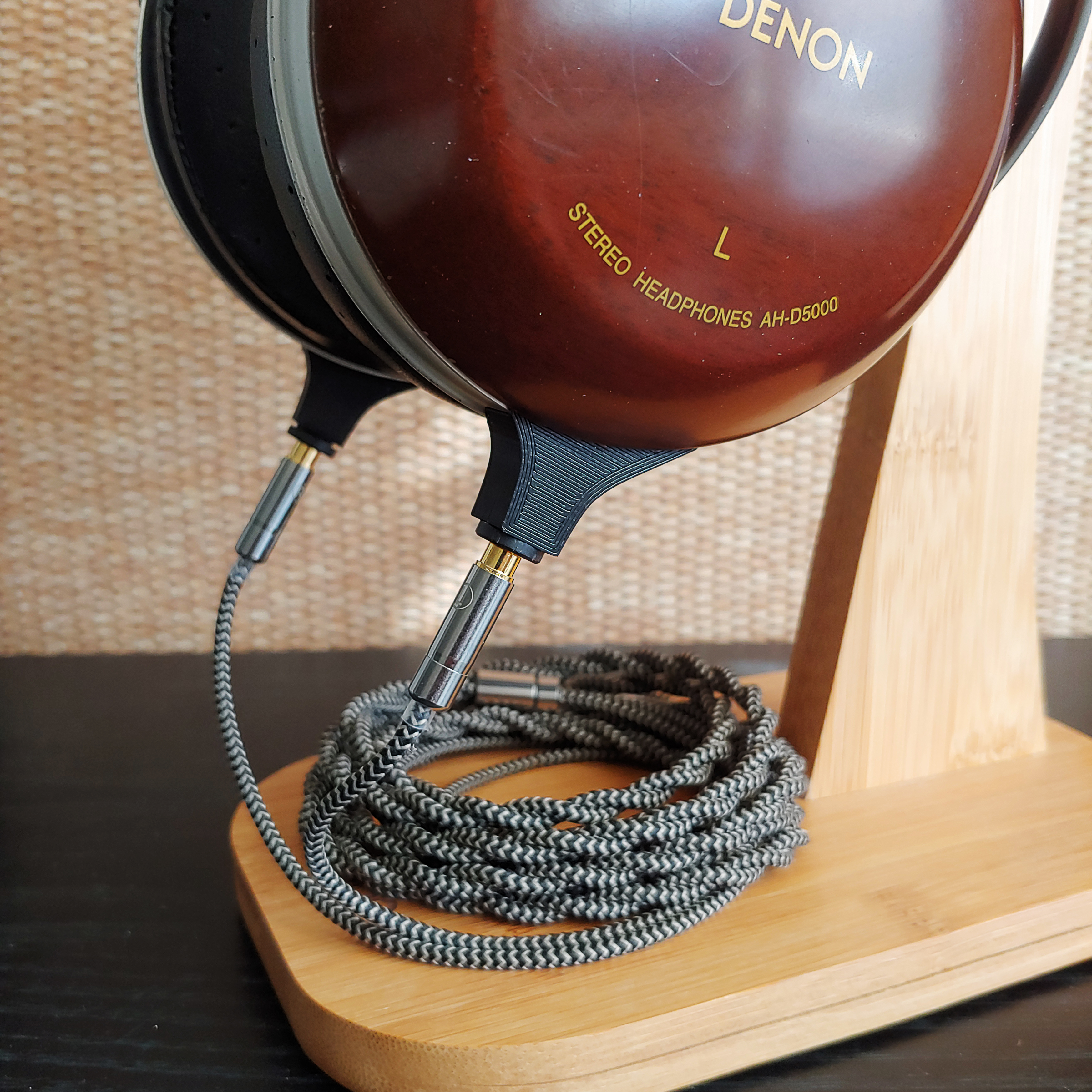 Denon/Fostex/E-MU Headphone Removable Cable Mod 3.5mm Jack Adapter - photo 2