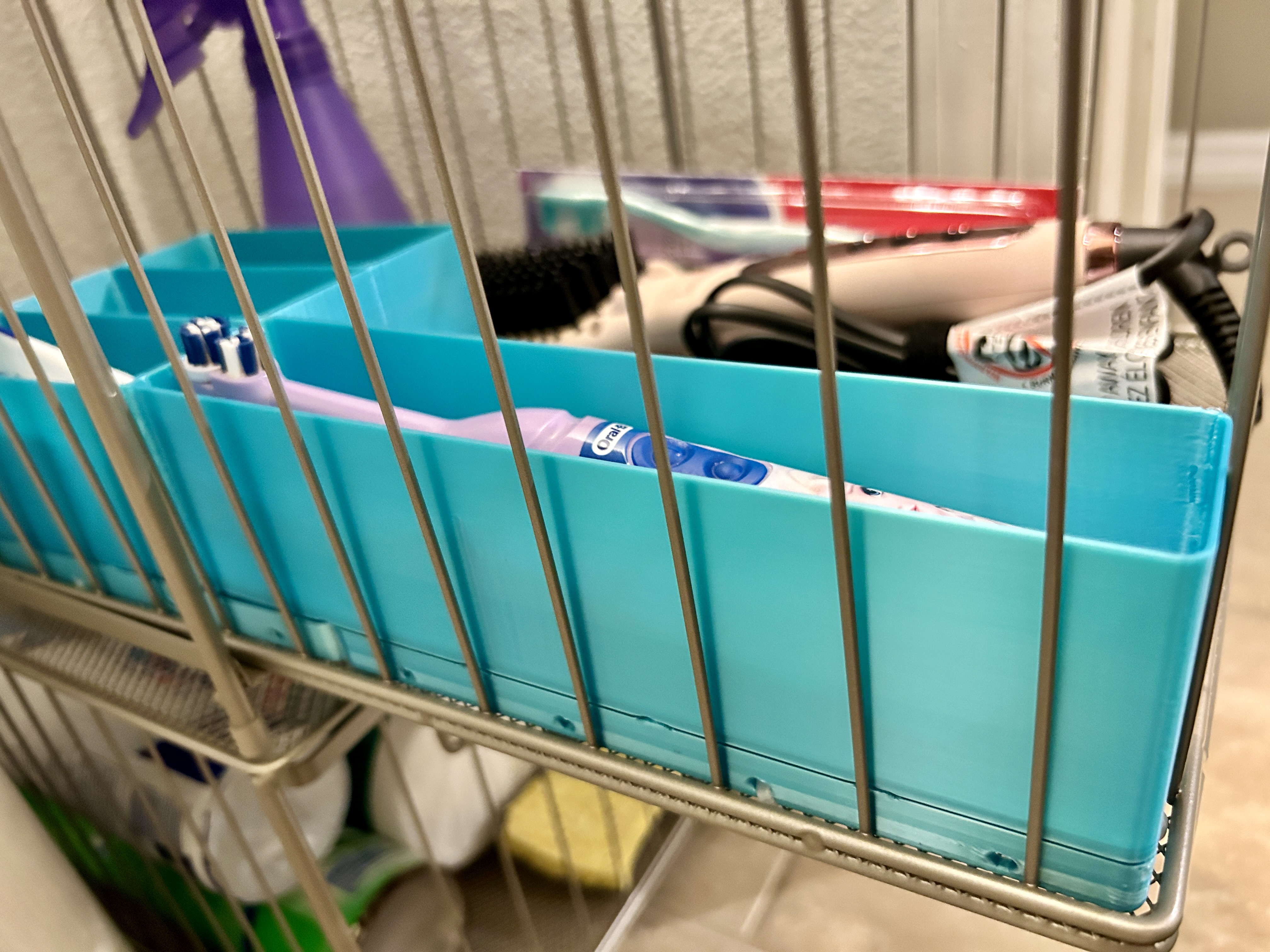 Horizontal Gridfinity Toothbrush Holder - photo 3