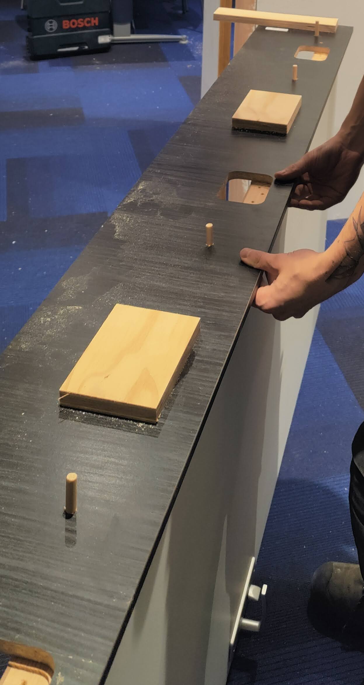 Door Hinge Routing Template (Parametric)