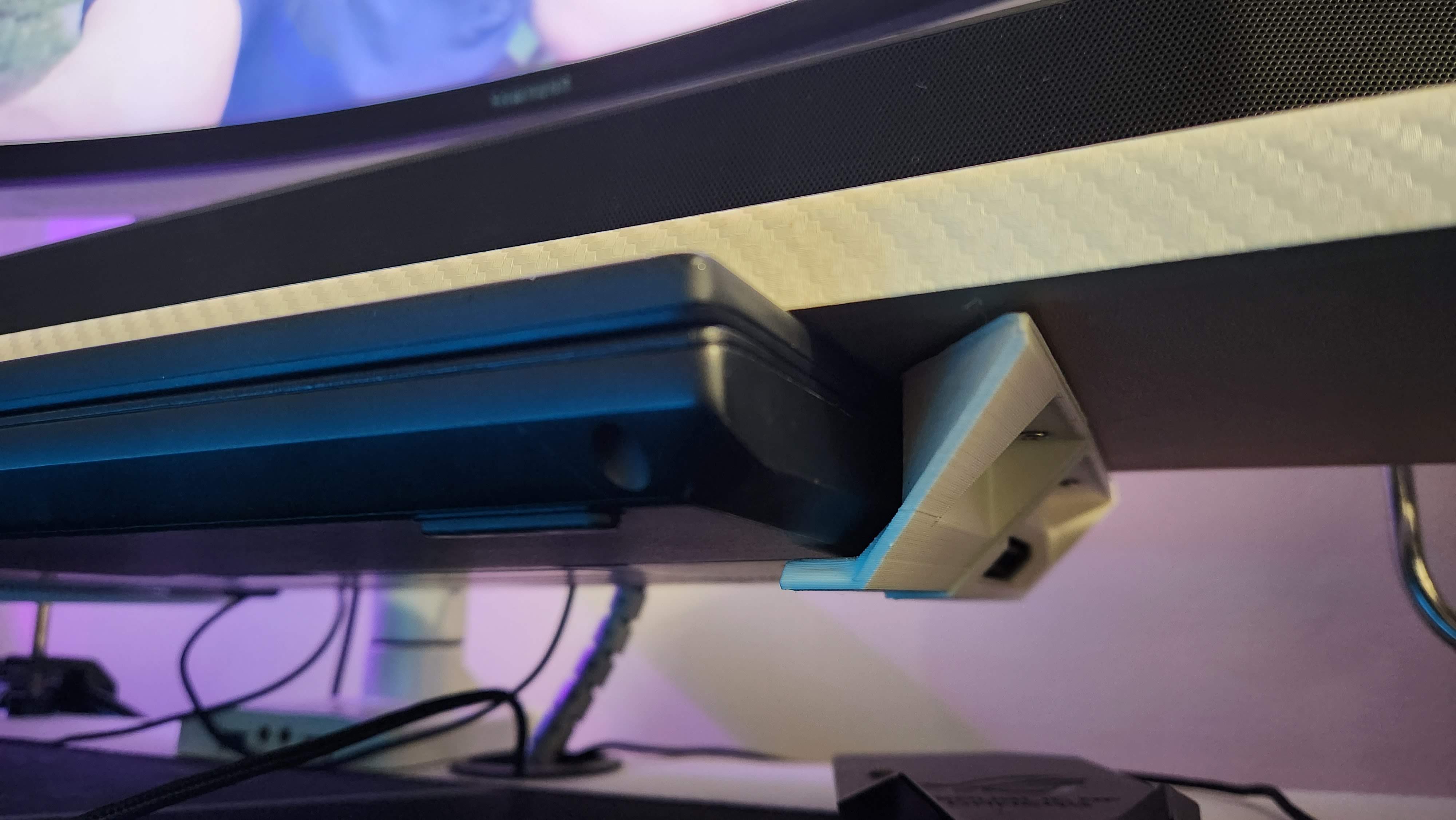 Under desk/shelf bracket mount for Lenovo ThinkPad P52 laptop
