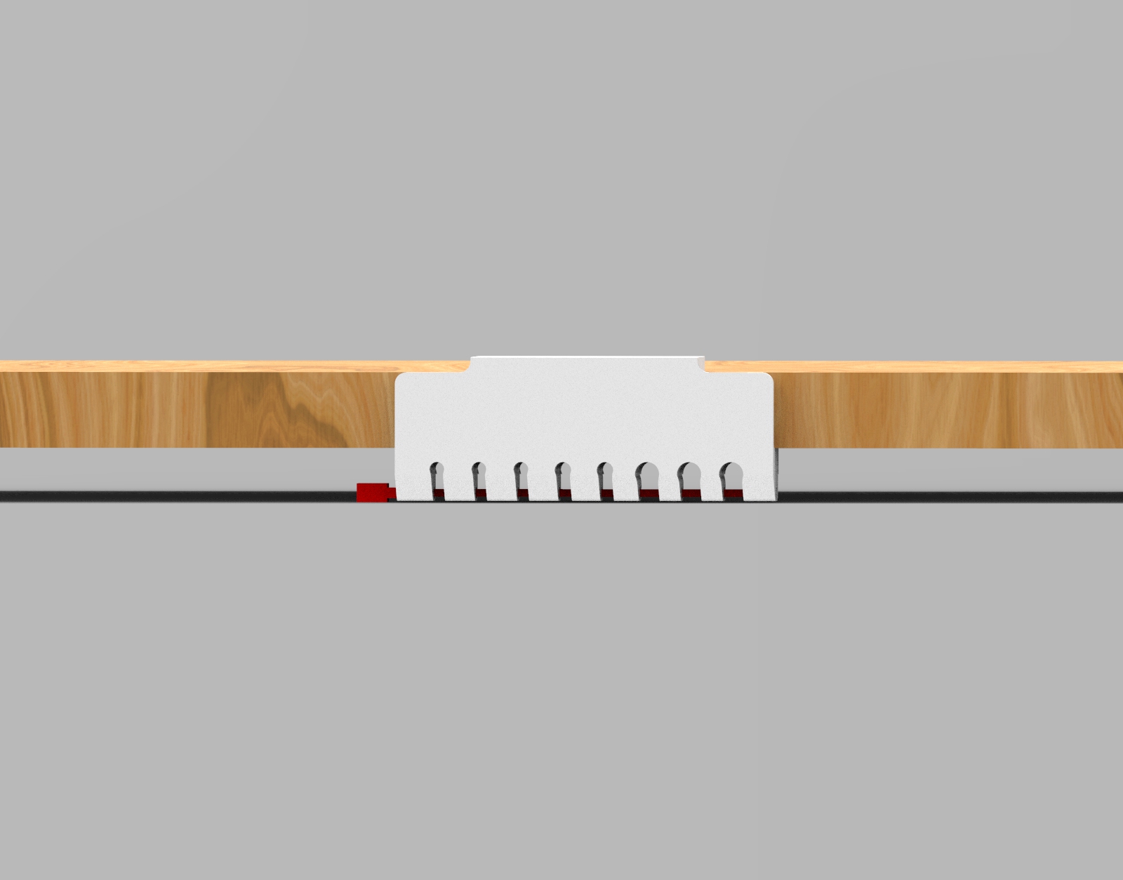 desk cable organizer - photo 4