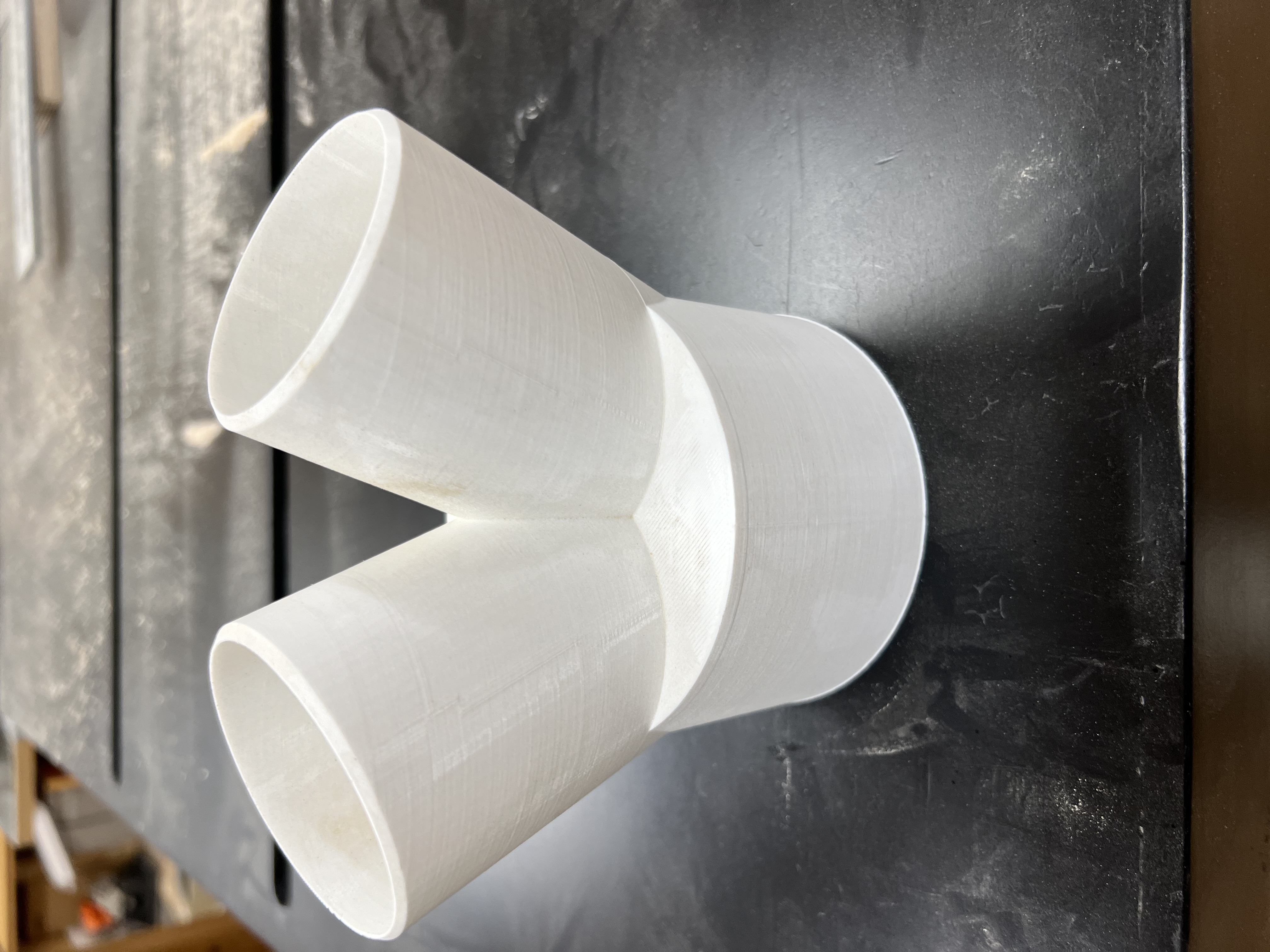 4-inch to Dual 2.5-inch Dust Collector Hose Adapter
