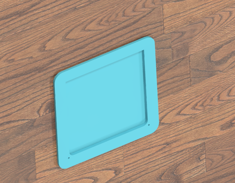 Parametric cat door for Inventor 2024