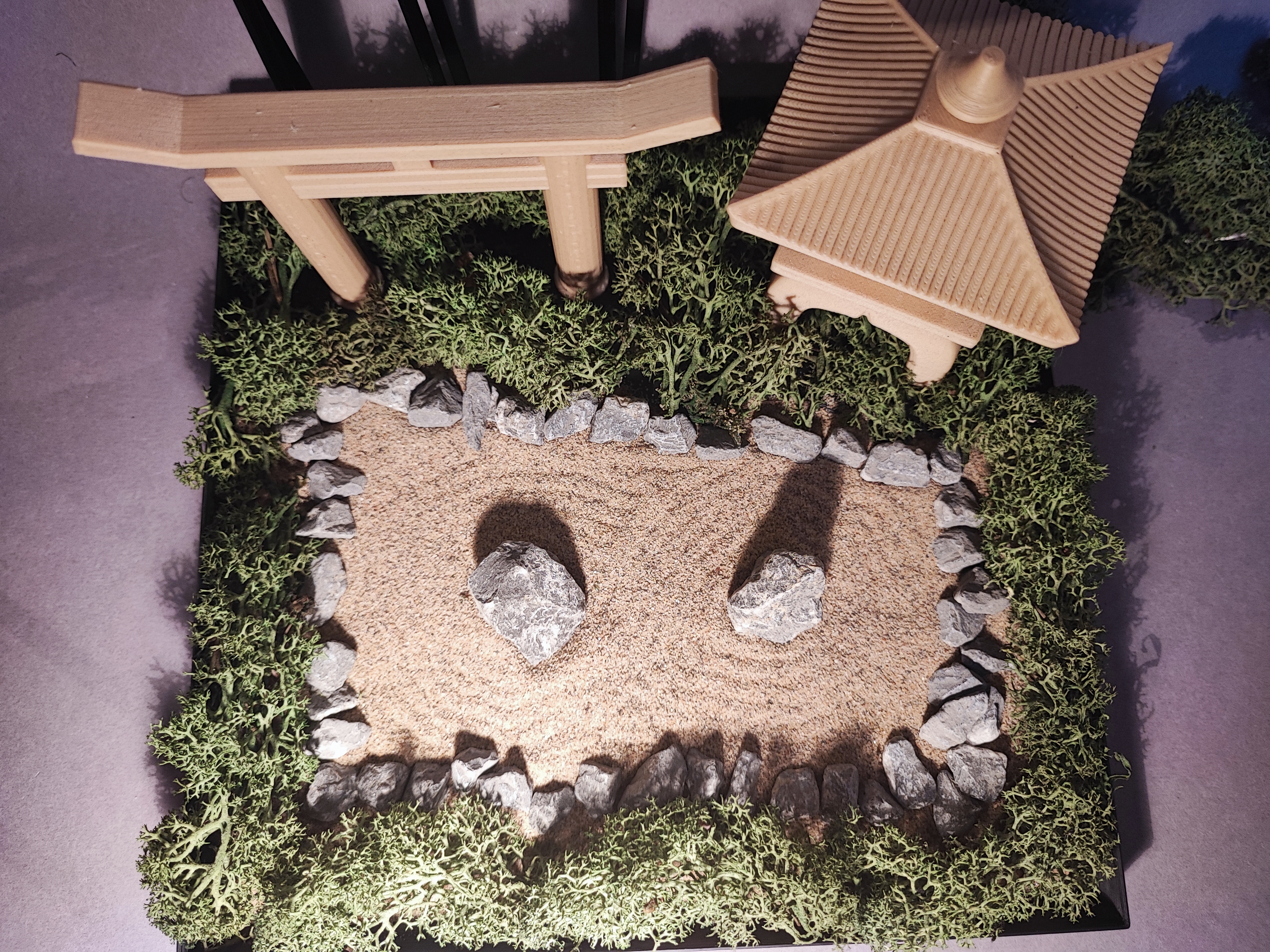 Zen Garden with gate, lamp and tools - photo 3