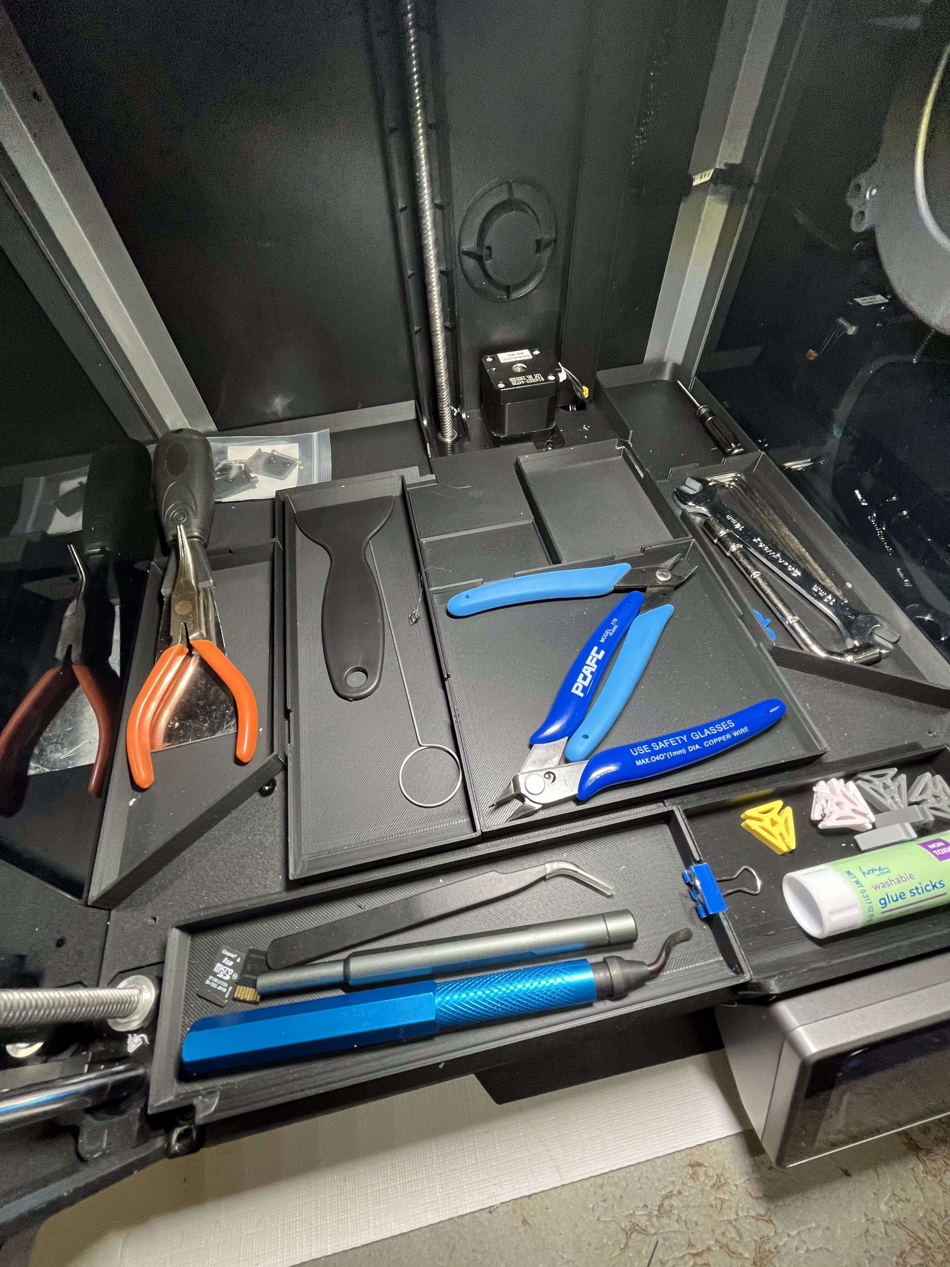 Creality K1 chamber storage trays