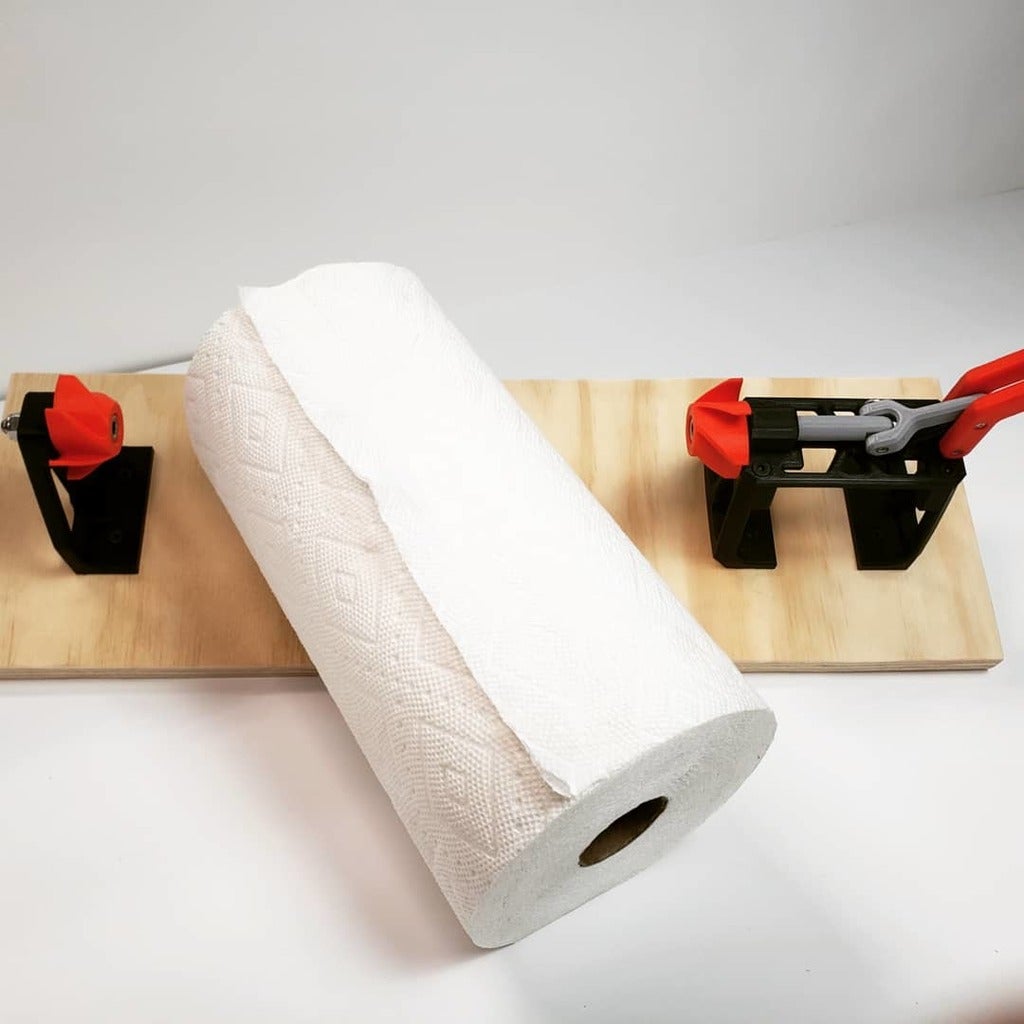 Slightly overbuilt paper towel roll mount - photo 2