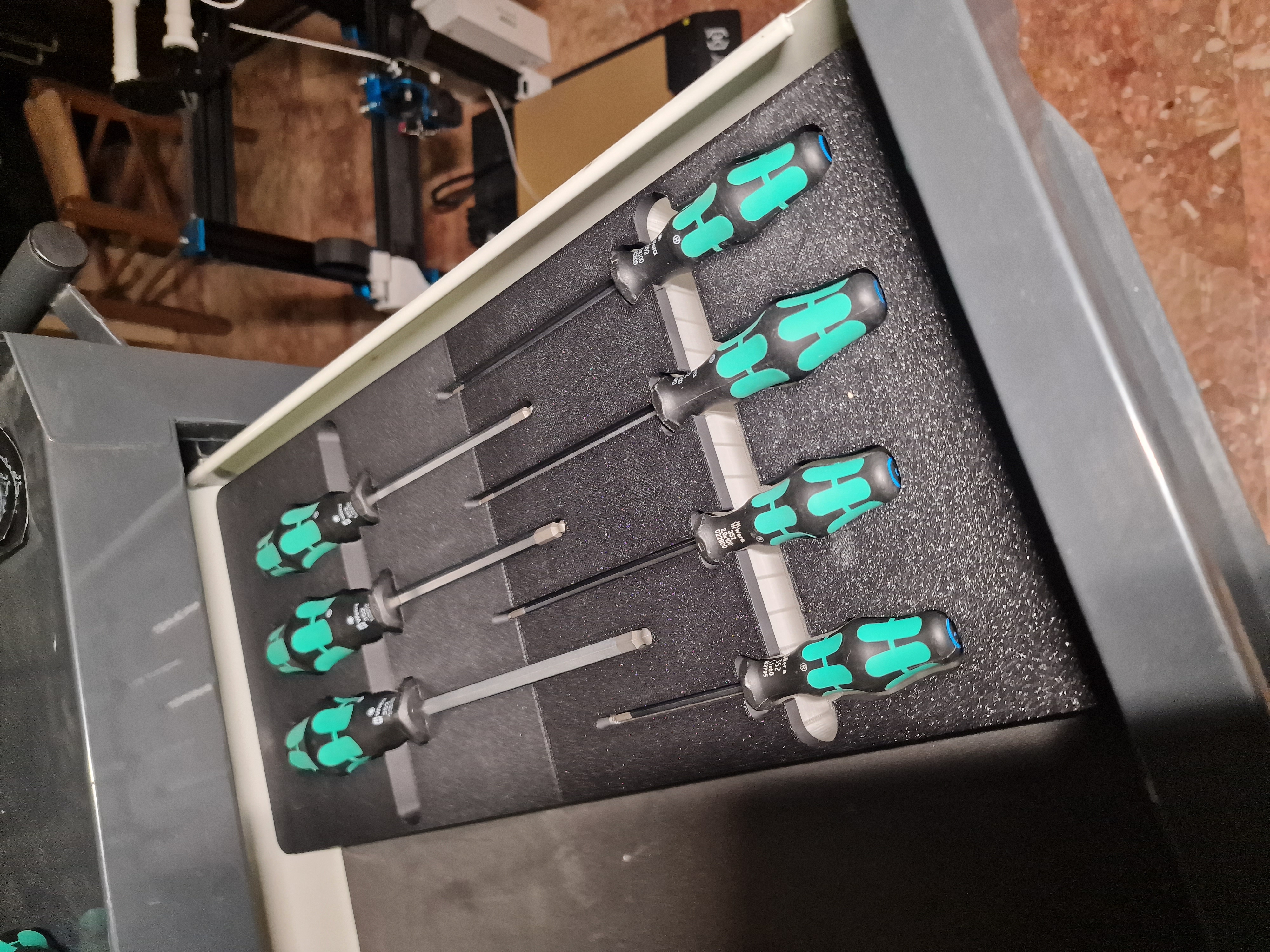 Wera hex screwdriver tray Organizer