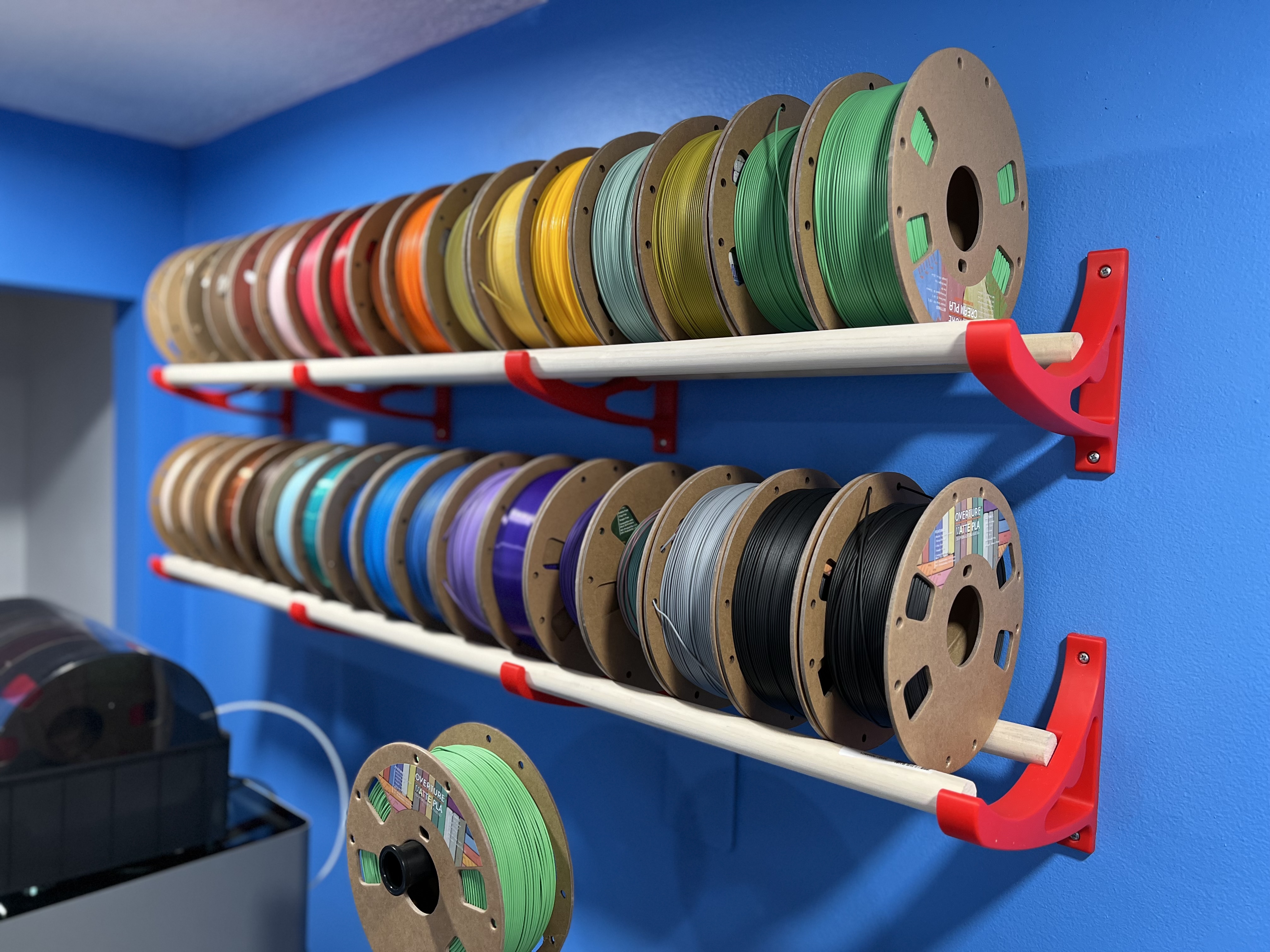 Spool Shelf Storage
