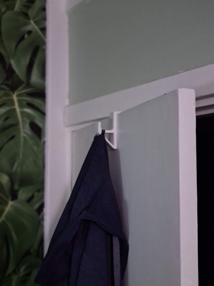 Strong door hook