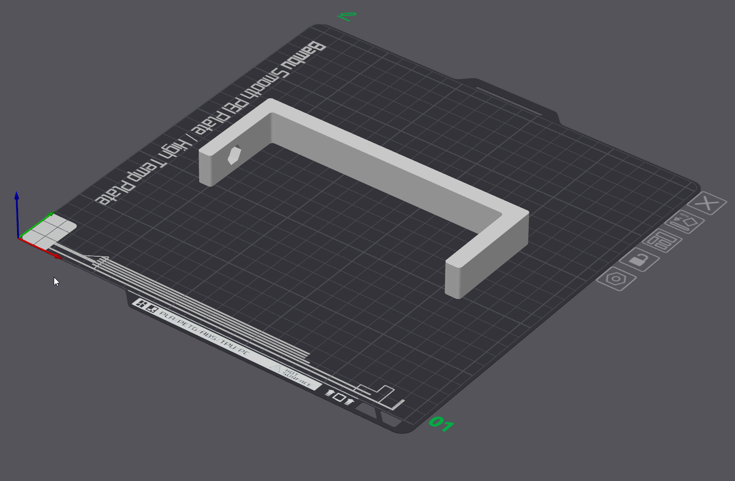 Door trimm clamp 15cm with M6