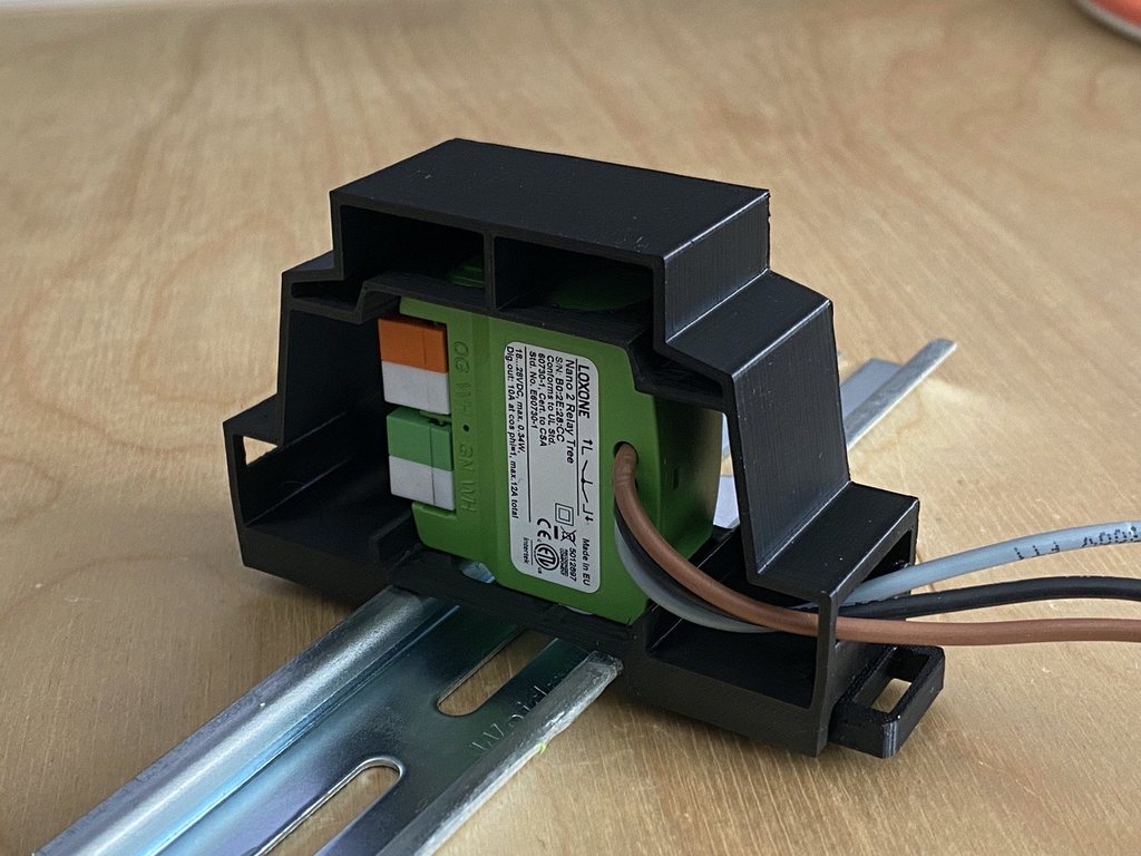 Loxone Nano 2 Relay Tree Rail Mount - photo 2