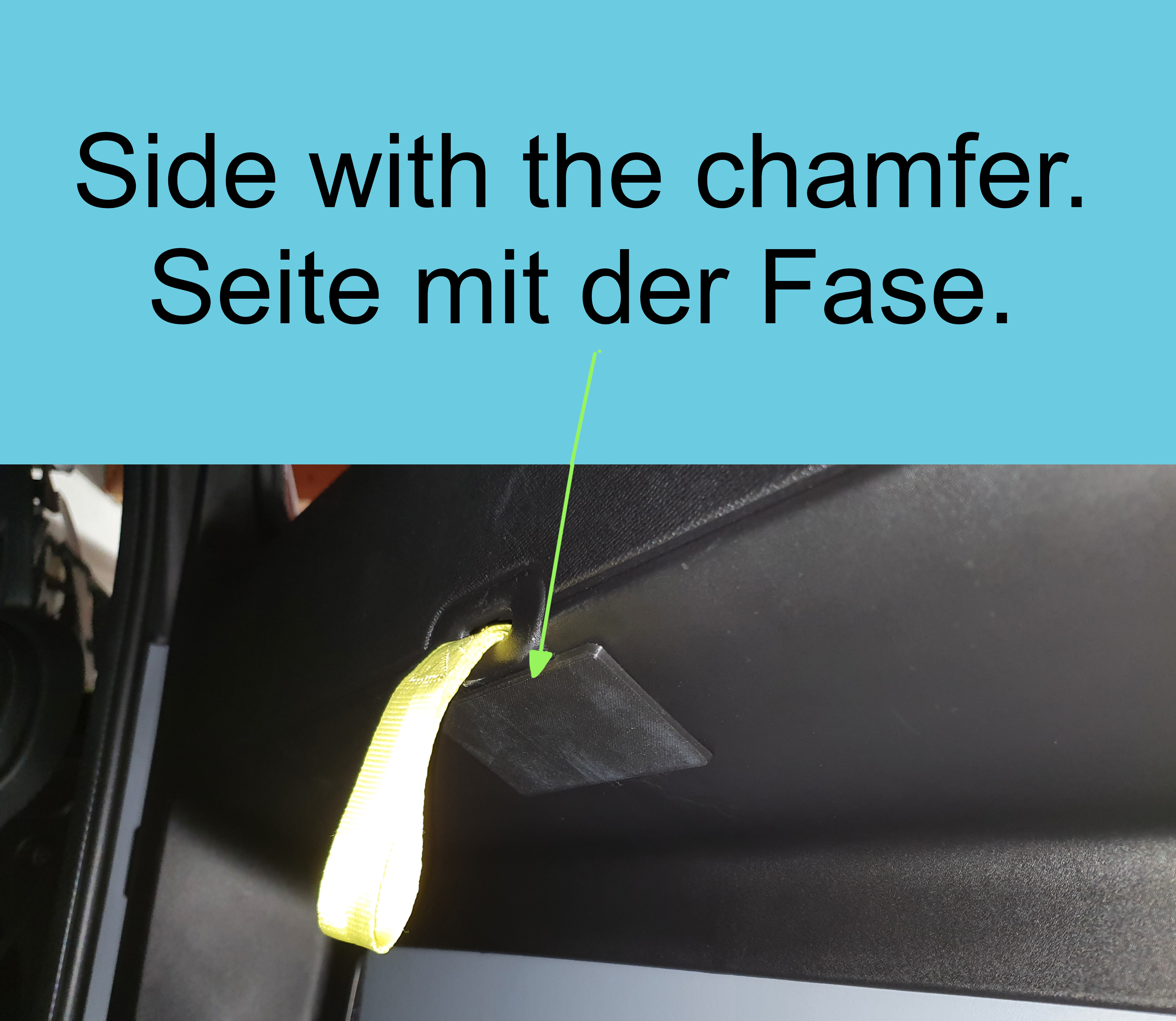 Opel Rockse Citroen Ami door cover - Opel Rocks-E und Citroen Ami Abdeckung für Tür mit / ohne Chiphalter - photo 3