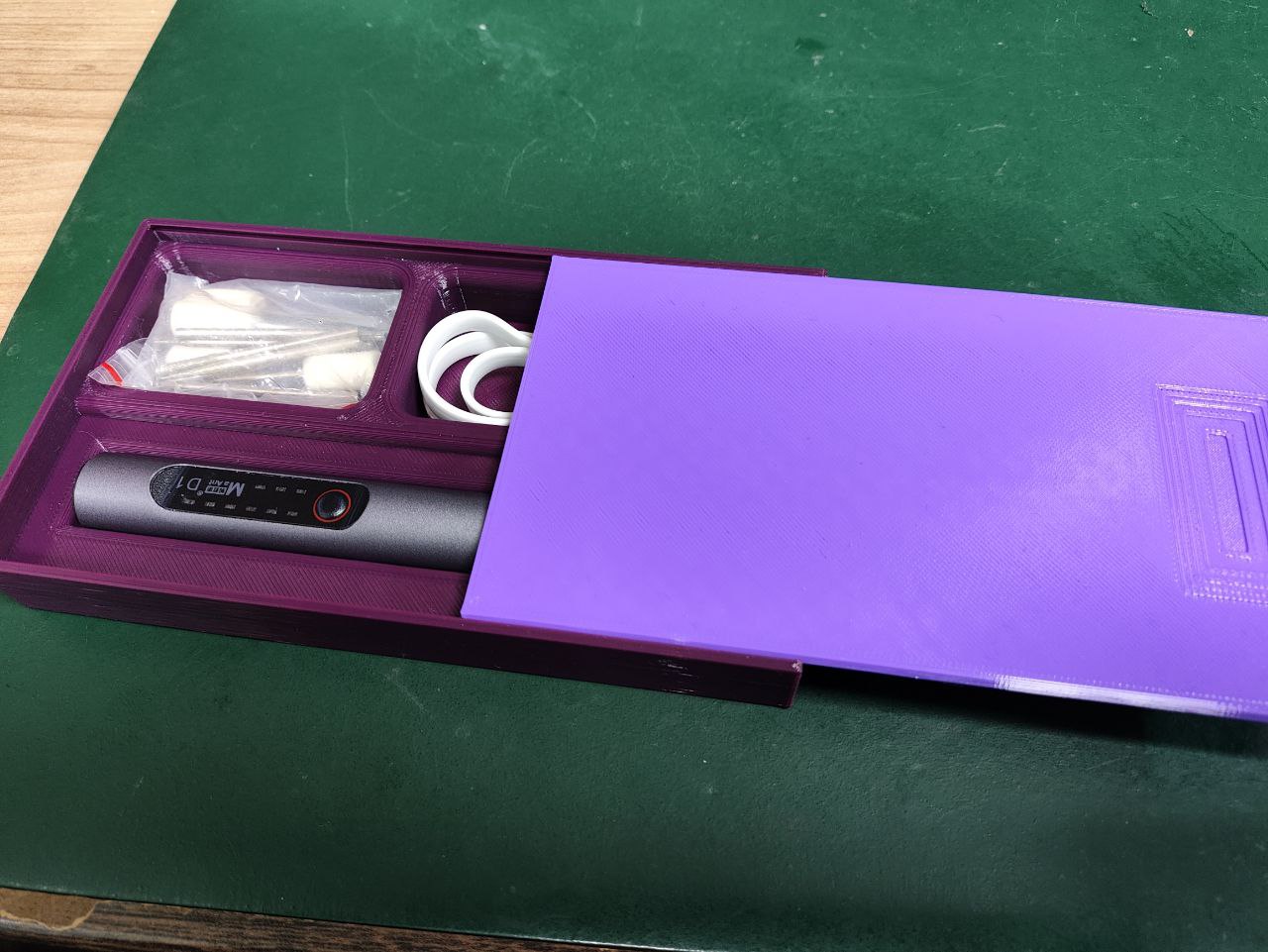 Mini electric sharpening pen (Ma Ant D1) storage box - photo 2
