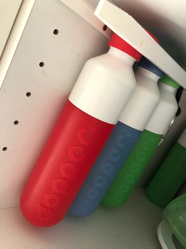 Dopper drinking bottle kitchen cabinet mount