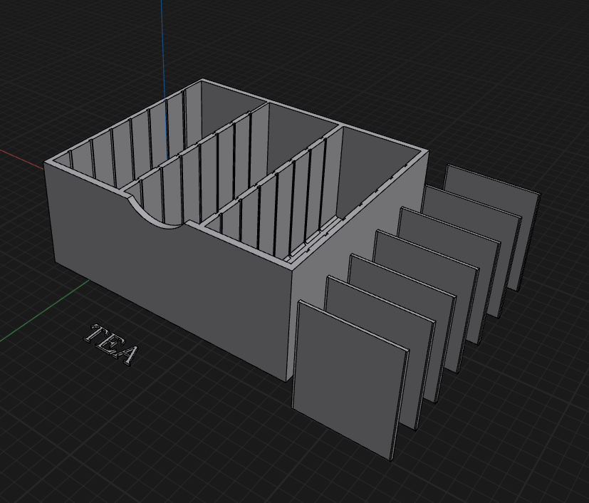 Tea storage, modular