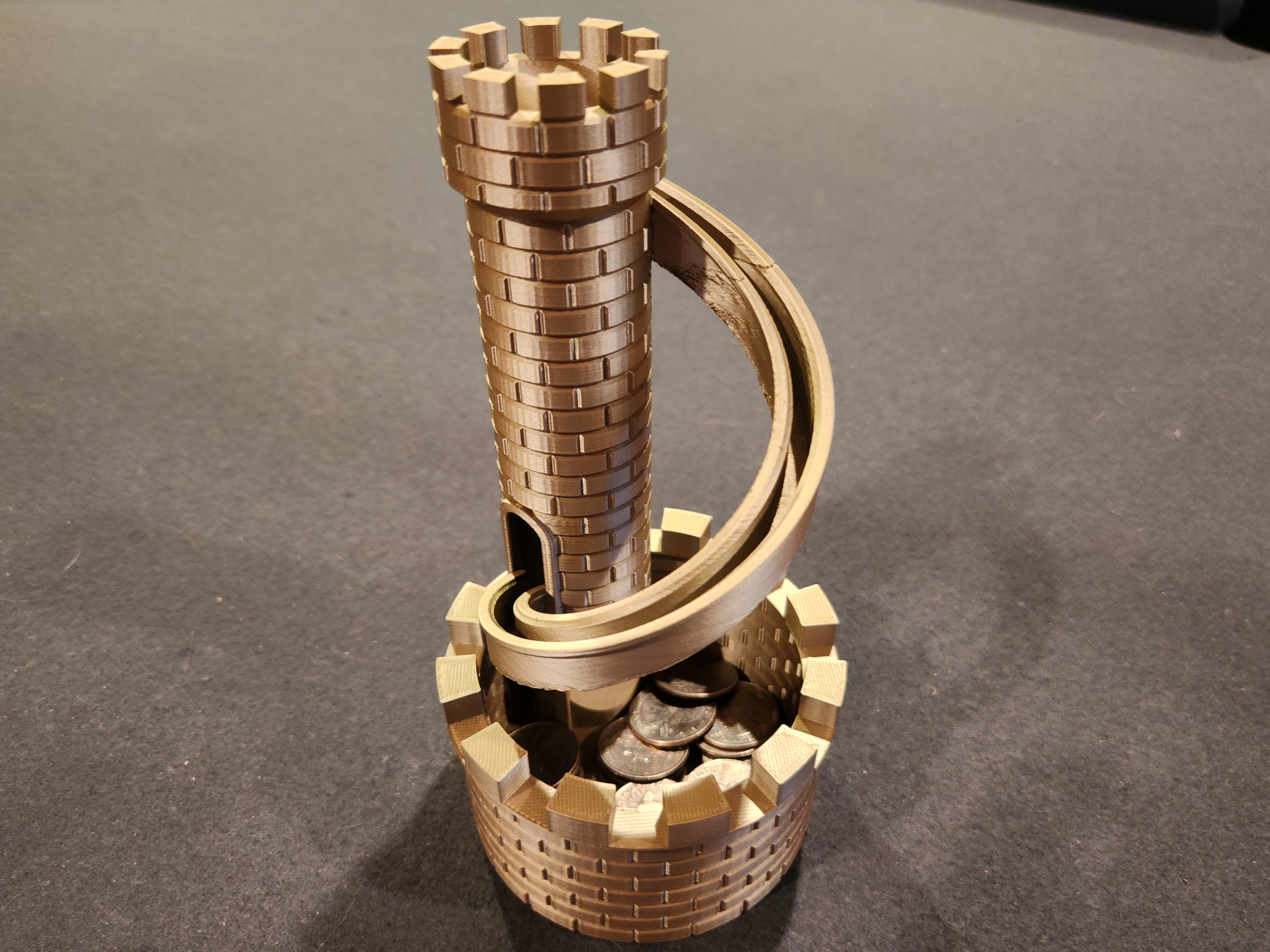 Castle Slide Coin Storage