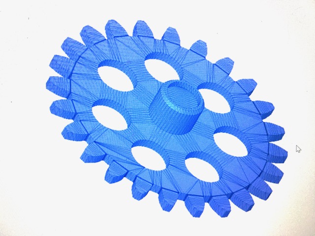 Gear-shaped extruder visualizer - photo 3