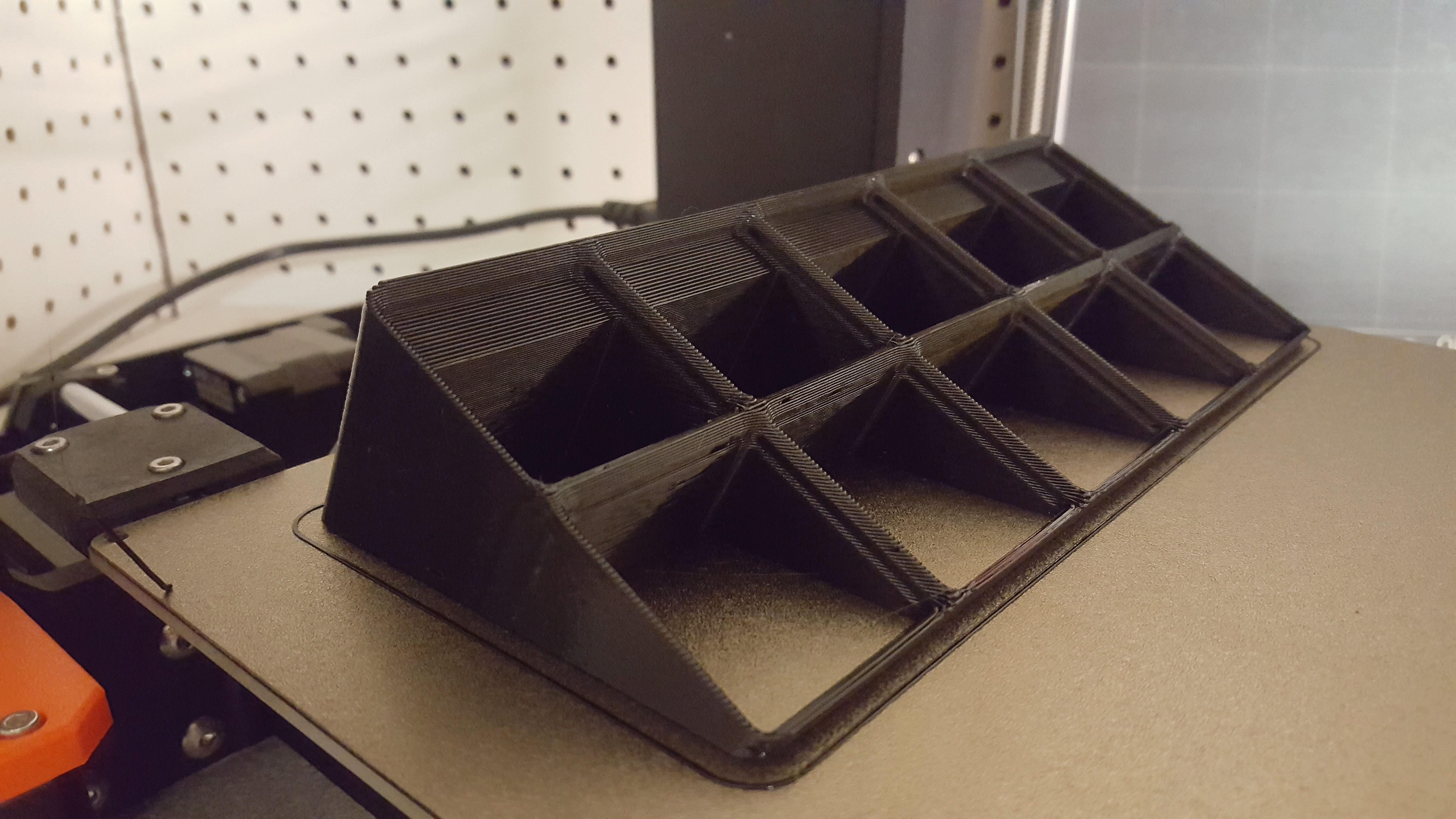 Gridfinity Mount for U.S. Peg Board - Up to 3x6 - No Supports! - photo 3