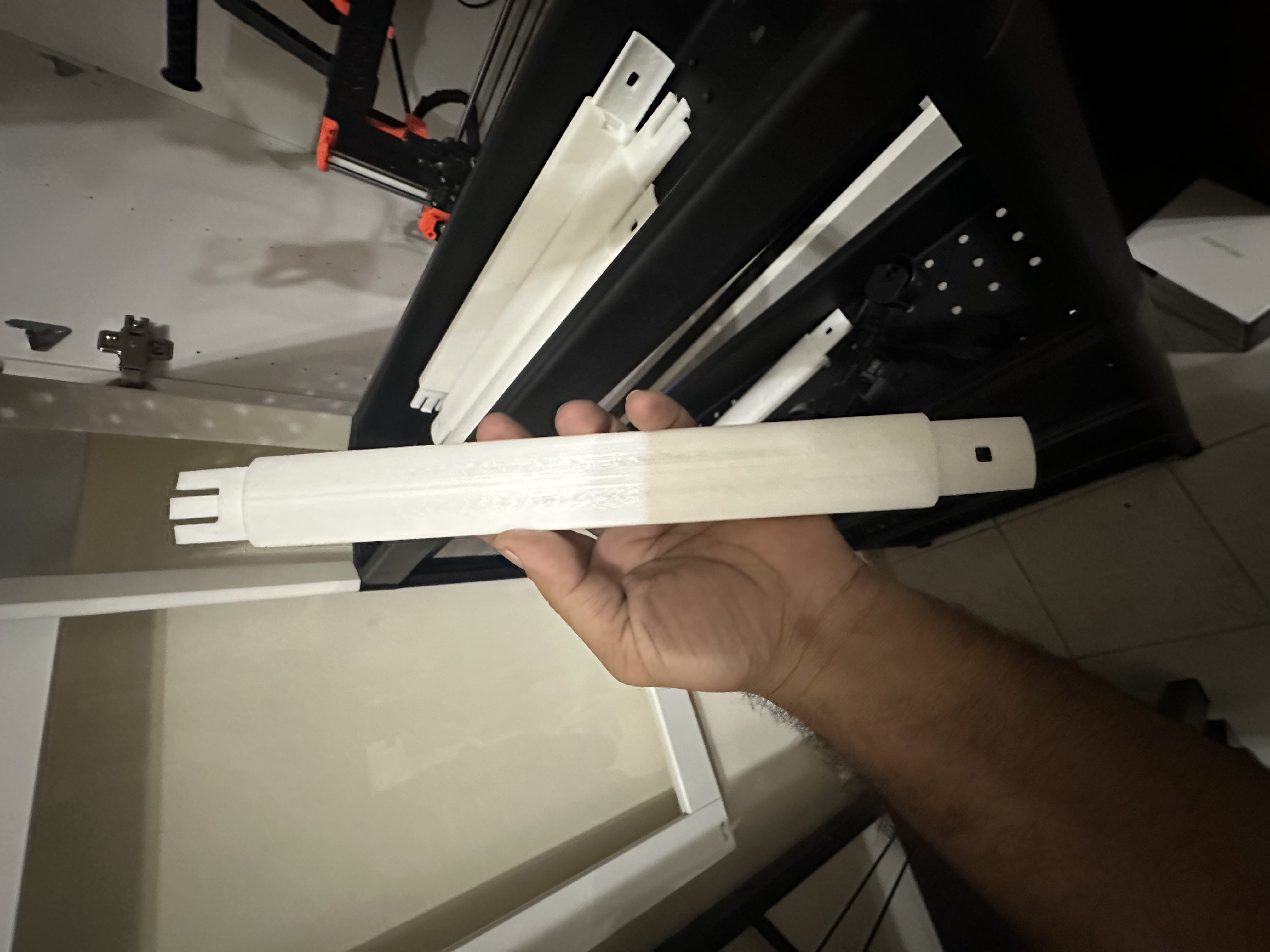 Filament Spool Storage Rack / Ikea VESKEN Shelf unit leg - photo 4