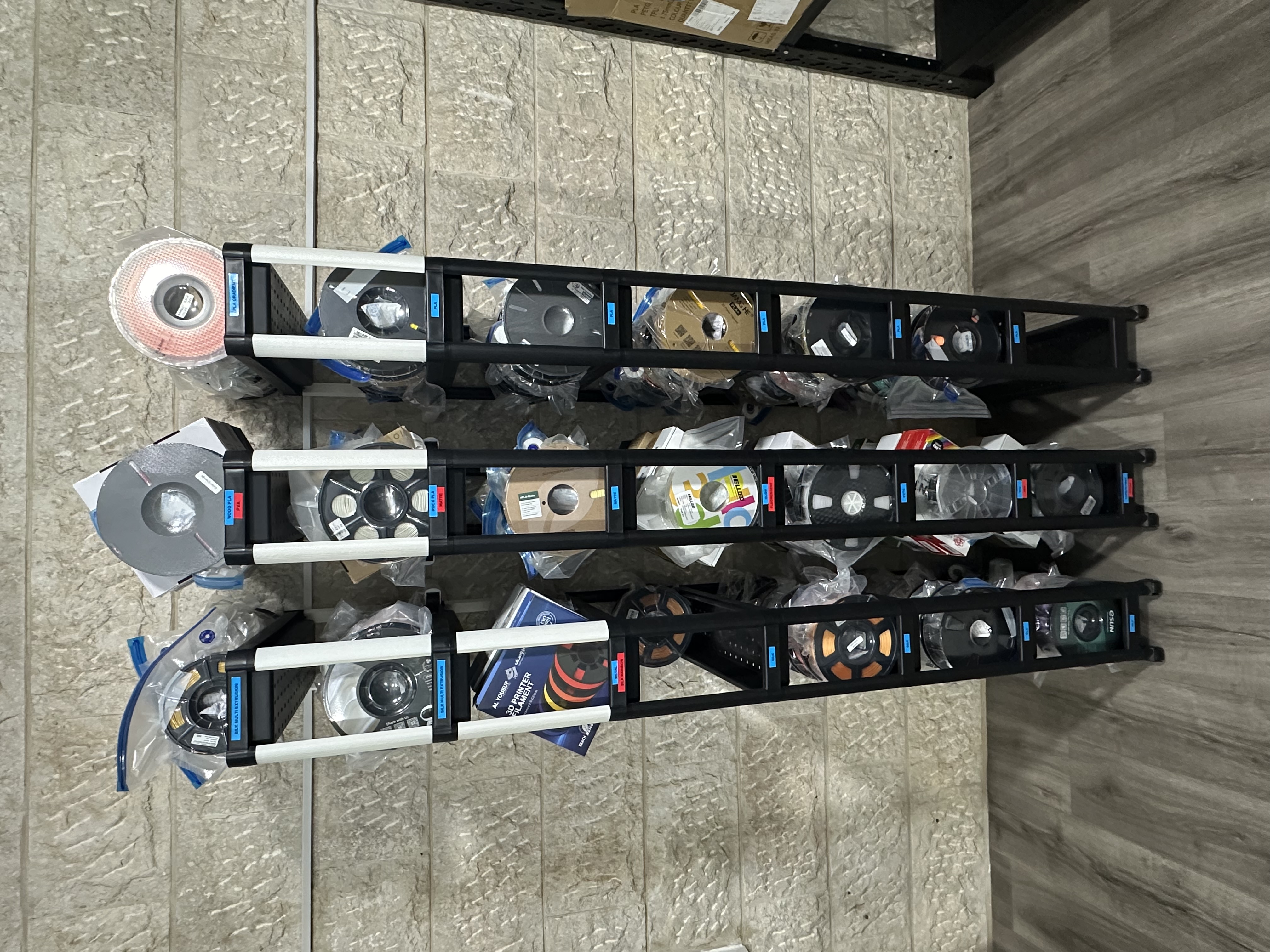 Filament Spool Storage Rack / Ikea VESKEN Shelf unit leg