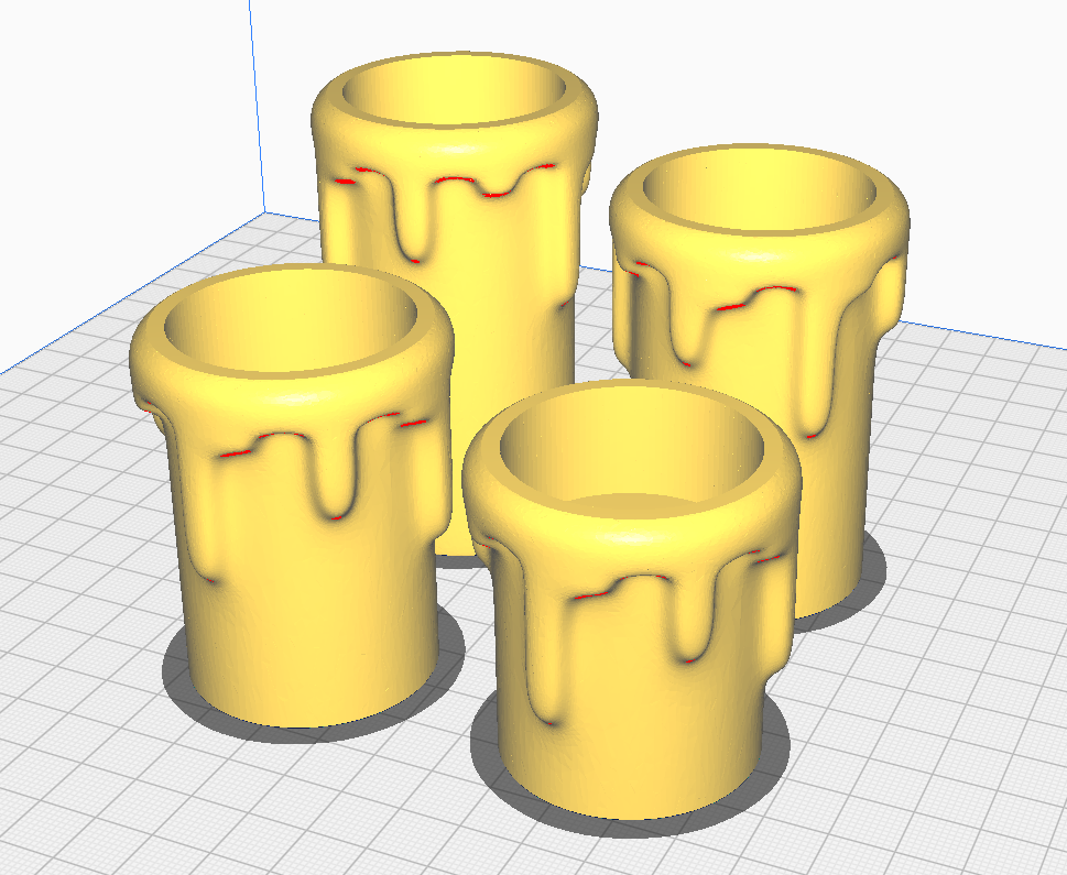 Melting candle tea light holder - photo 2