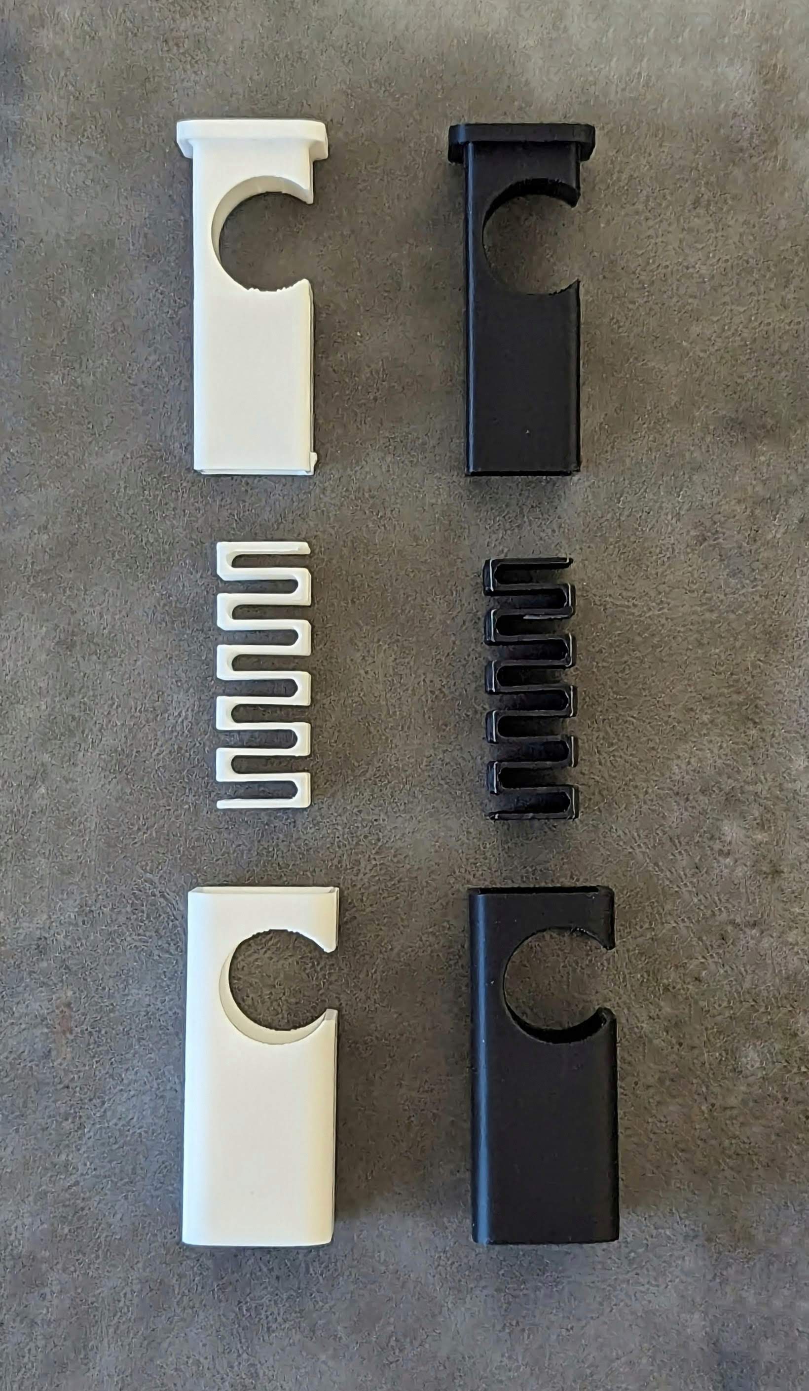 Spring loaded bag clip with fully printed mechanism (the spring too, even in PLA!) - photo 4