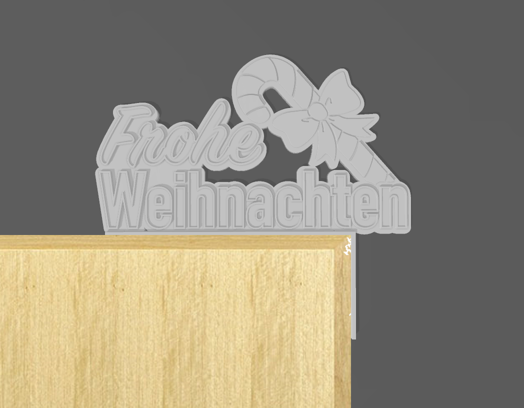 Christmas door corner / Frohe Weihnachten / Dekoration für Türrahmen - photo 3