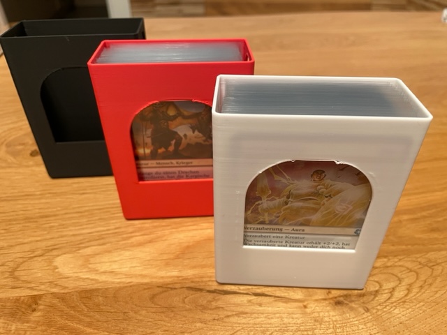 Simple tray for Magic the Gathering Card Decks - photo 4