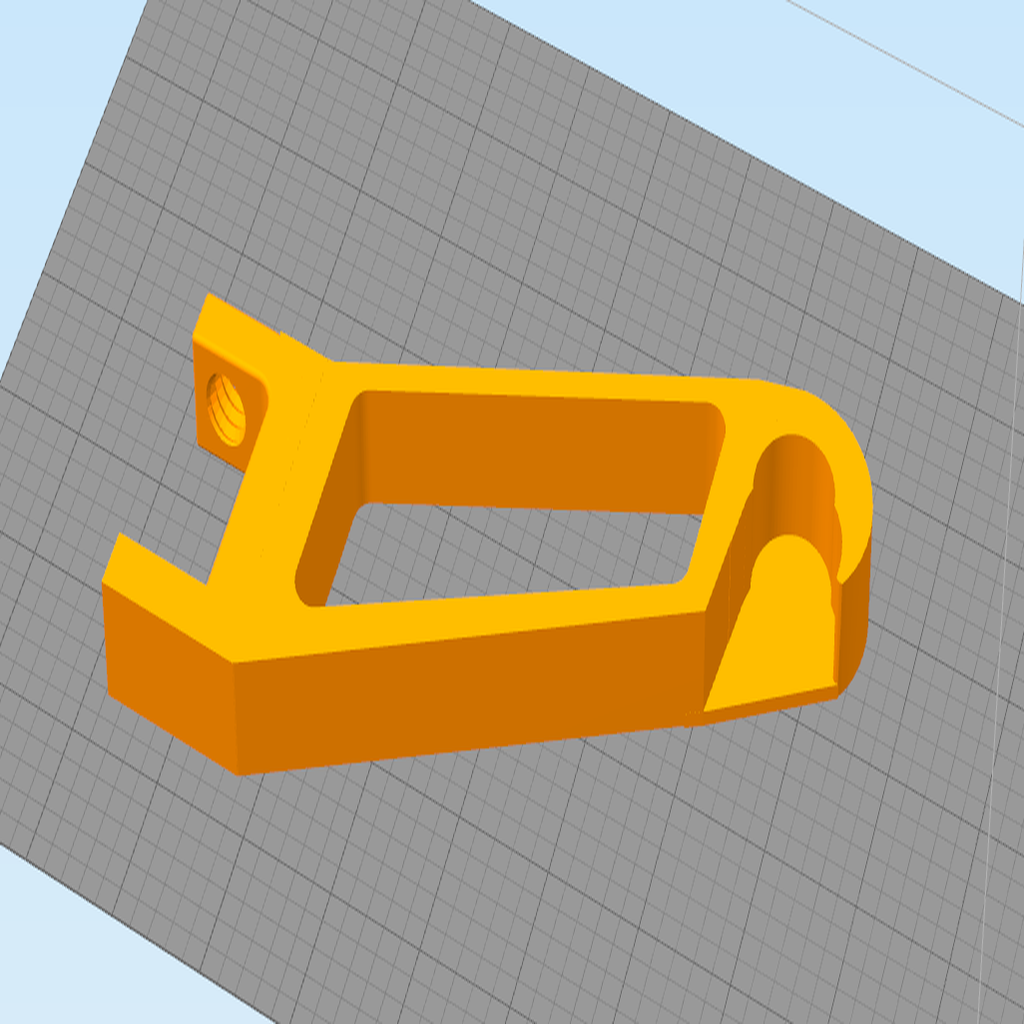 Improved Filament Spool Holder Clamp to Shelf