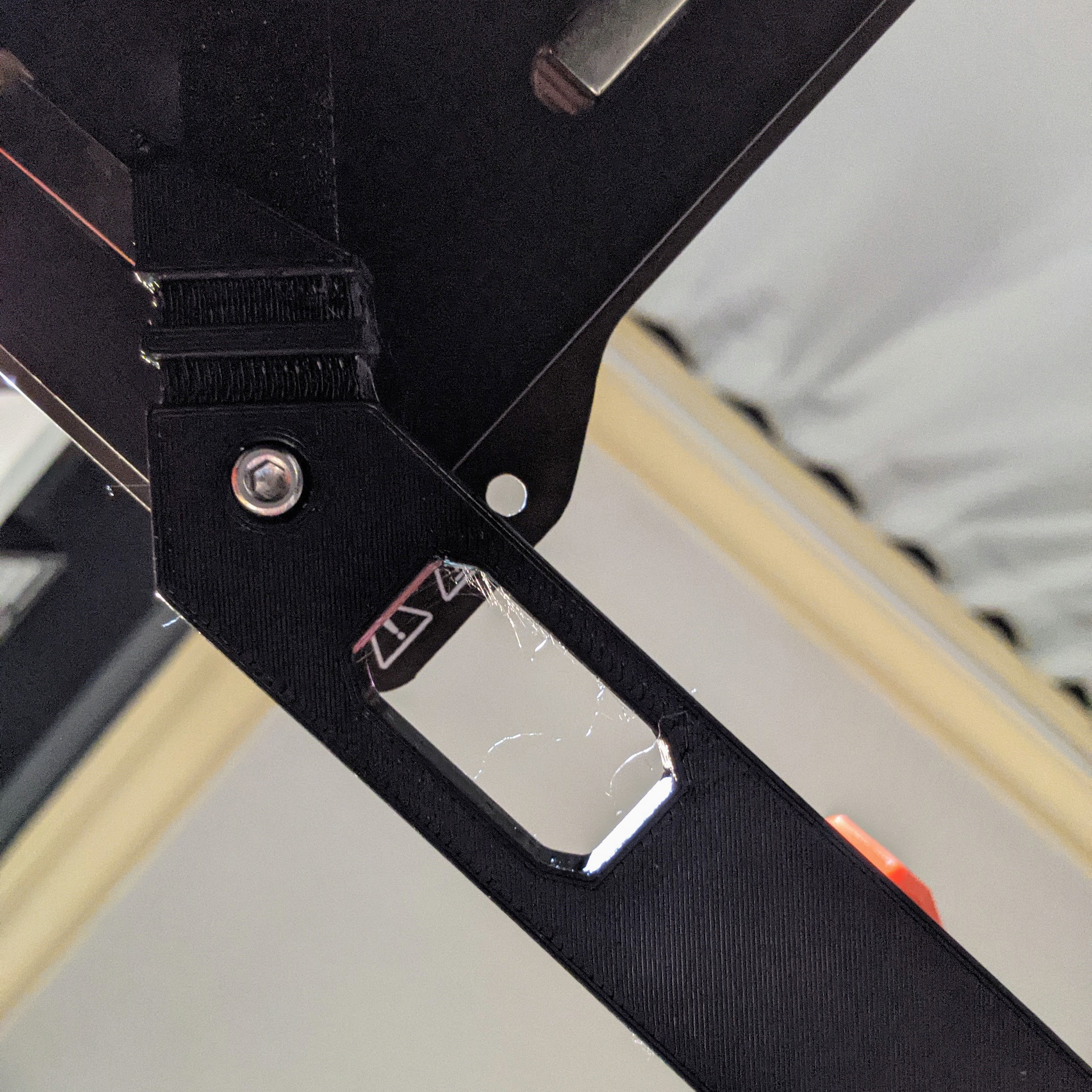 Fixed Prusa MINI+ Printbed Camera Mount - Correct Hole Position - photo 2