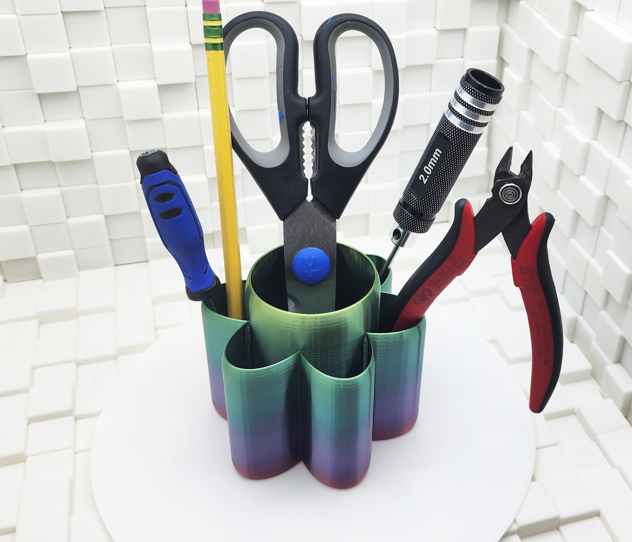 6 Petal Tool/Pen Cup - photo 3