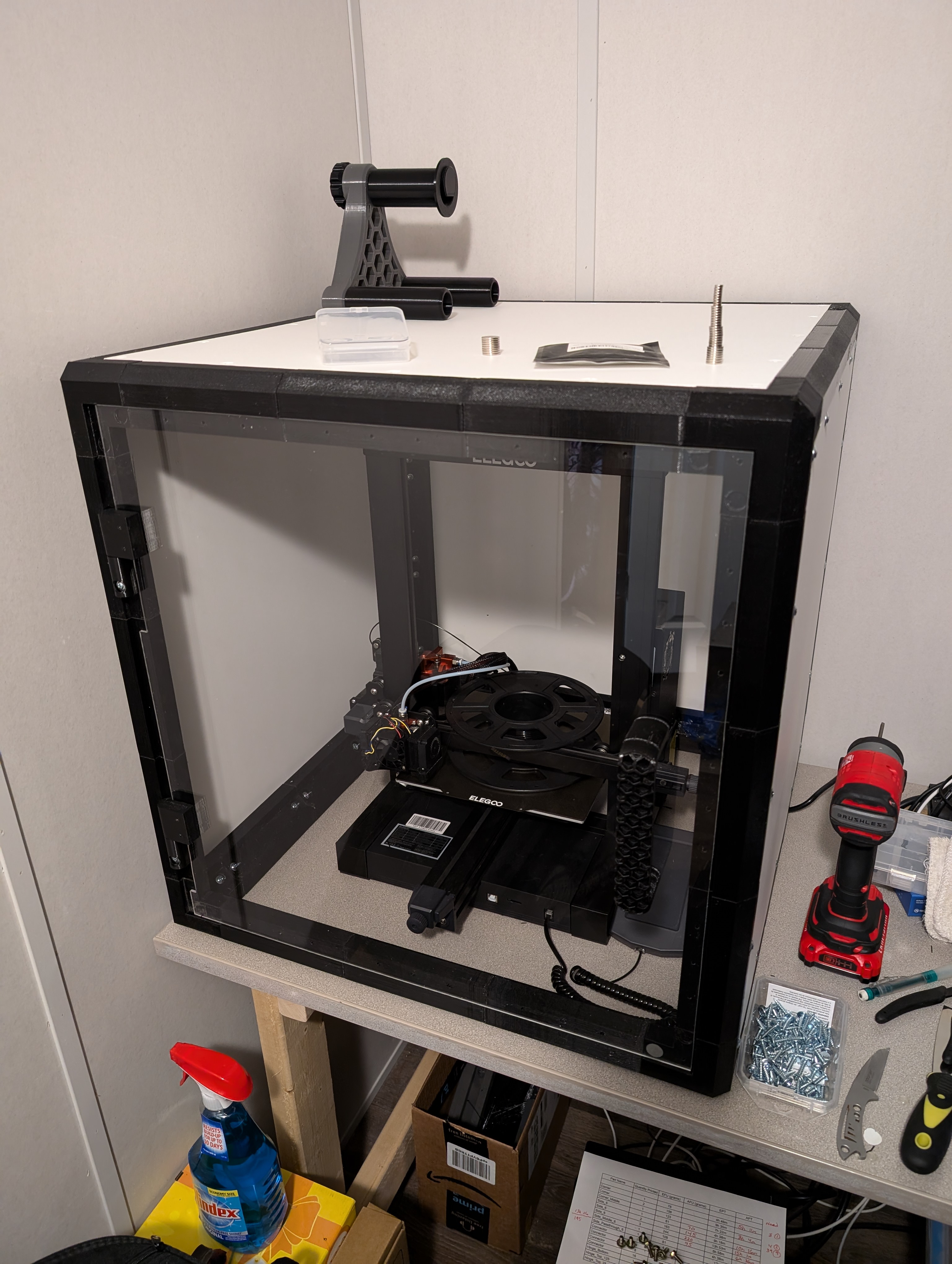 Modular Enclosure for 3D printer