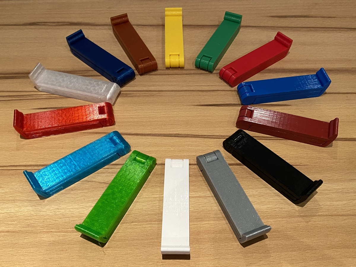 Bag Clip / no supports / many sizes / customizable via FreeCAD - photo 2