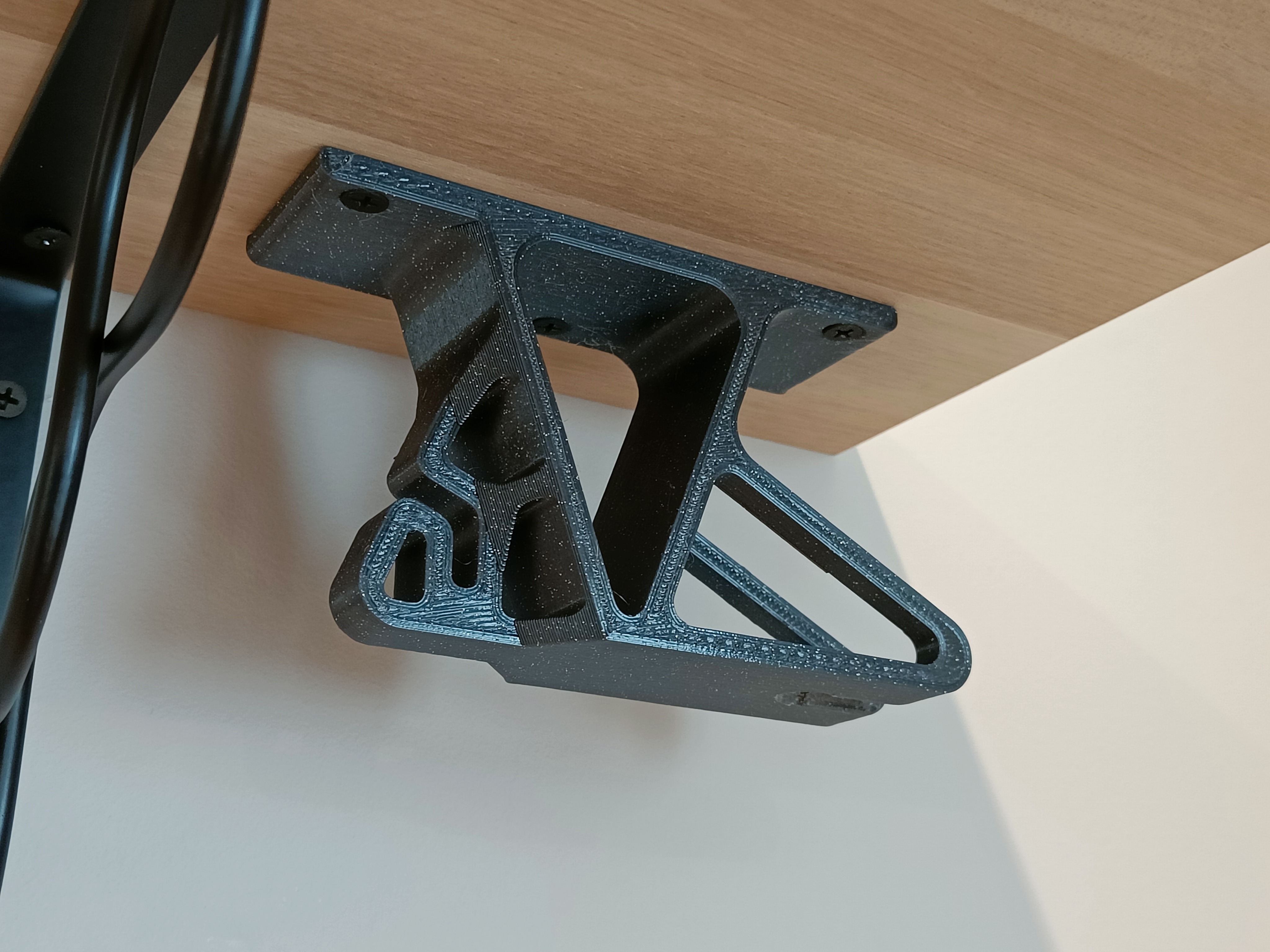 Under-shelf Dremel & chuck holder (with parametric model) - photo 3