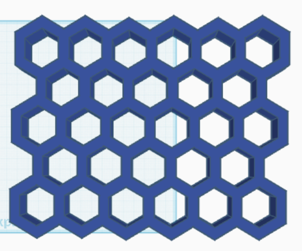 honeycomb storage wall